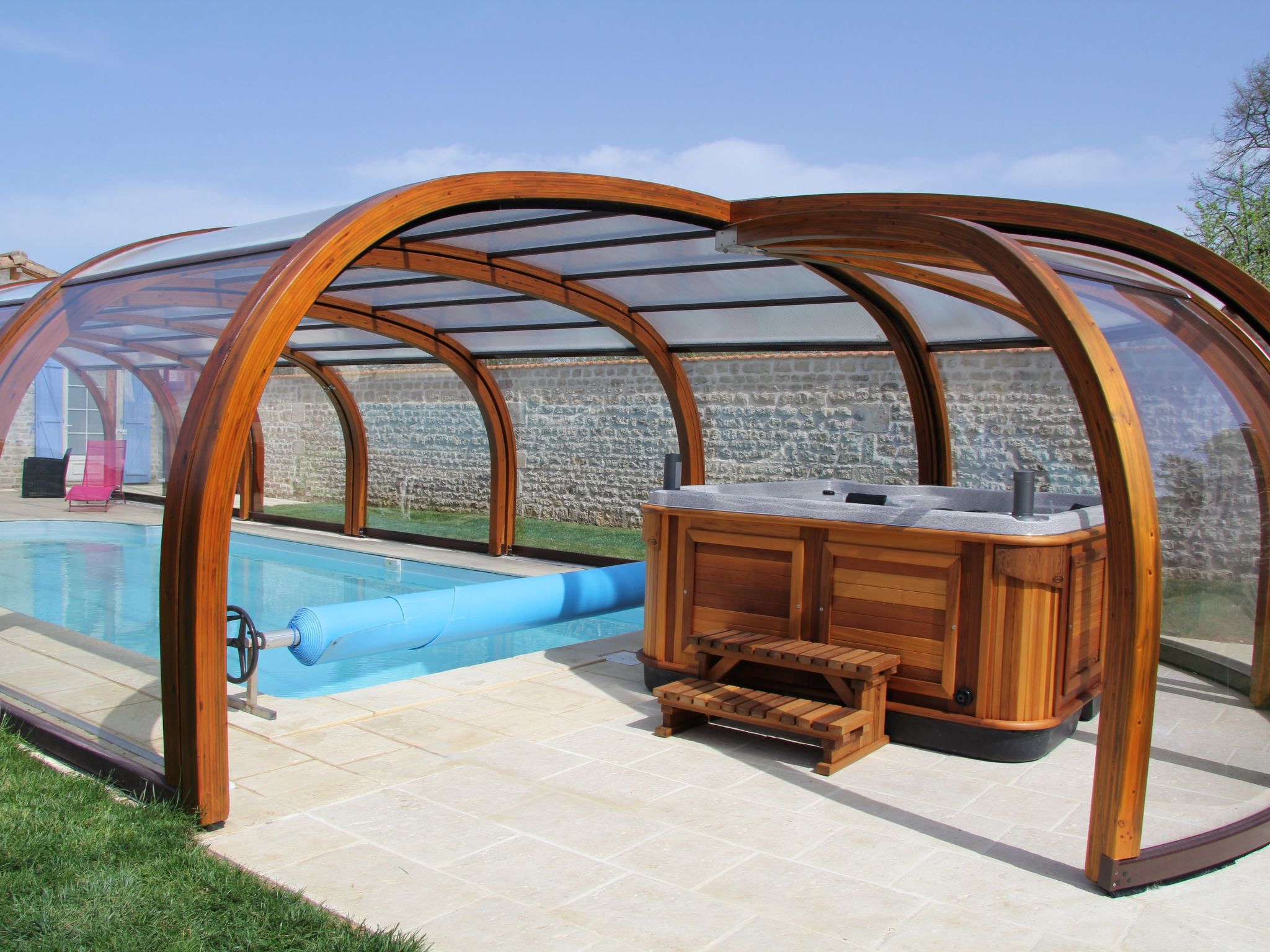 Vakantiehuis met privé zwembad in Romans (Frankrijk) voor 8 personen