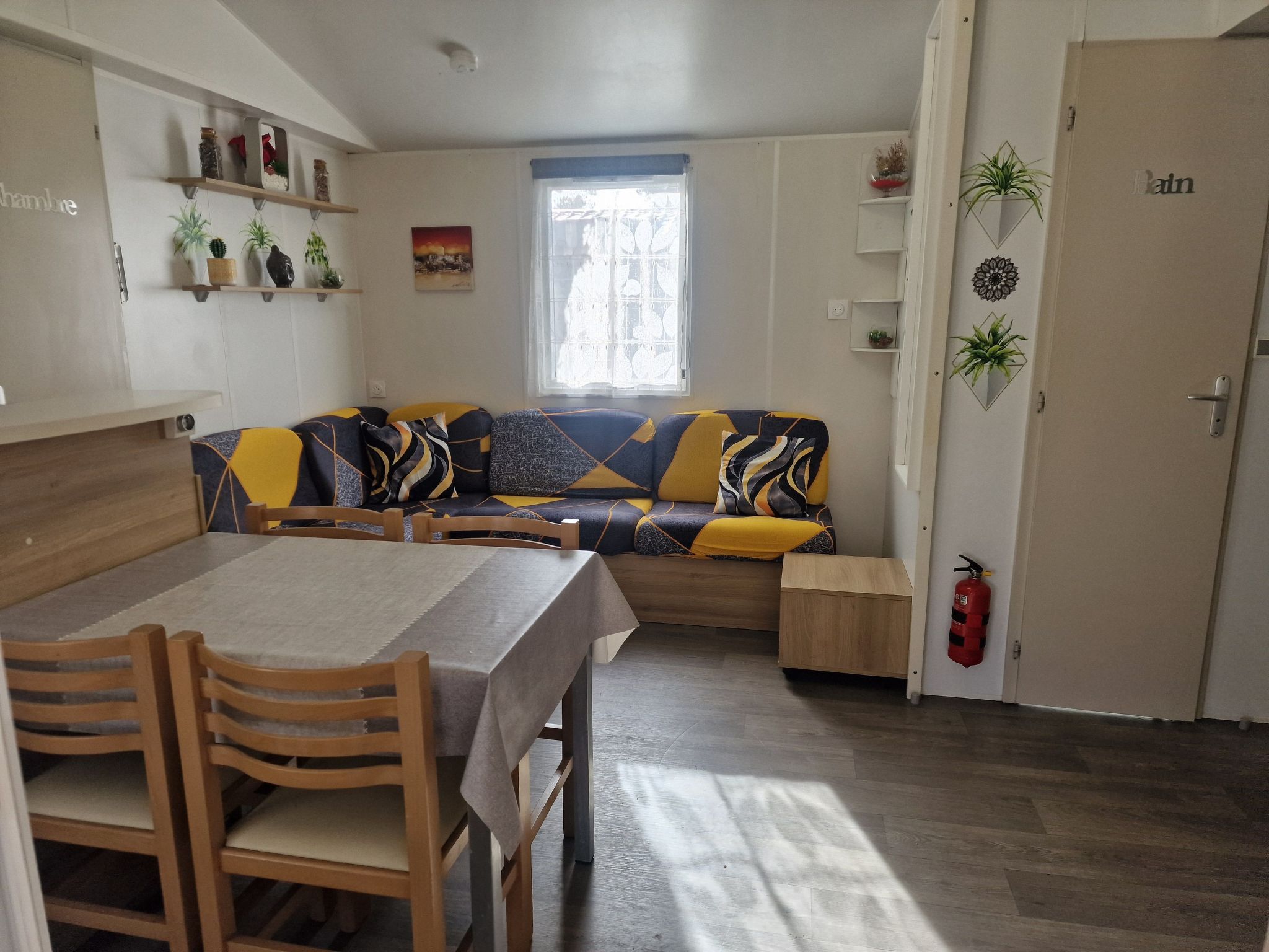 Mobilheime 3 Zimmer-Drinnen