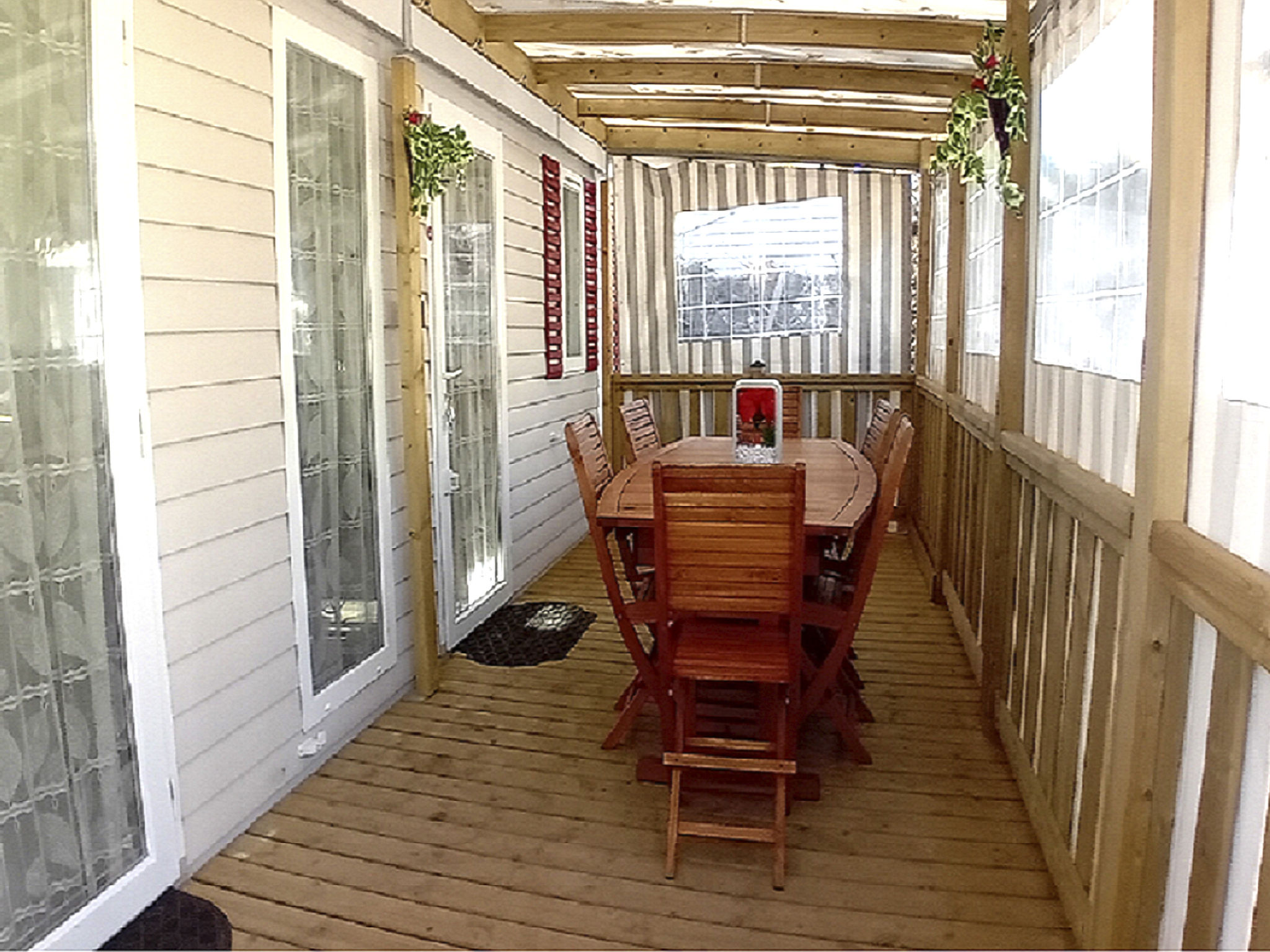 Mobilheime 3 Zimmer-Draußen