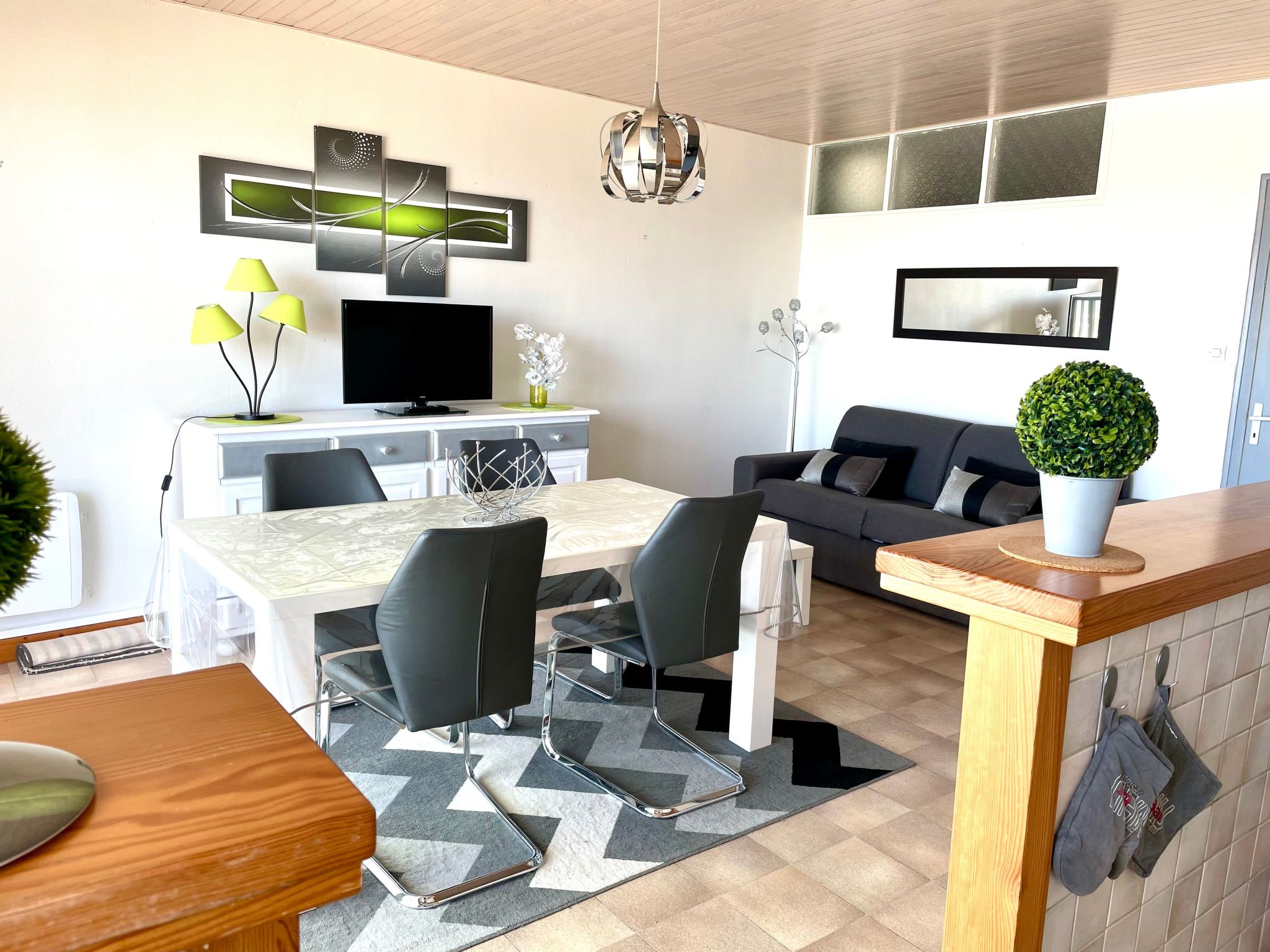 APPARTEMENT GRAND BALCON FACE MER WIFI GRATUIT-Binnen