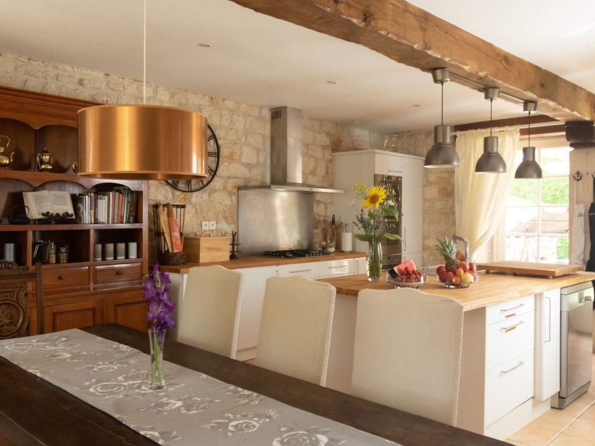 Le Petit Moulin - Feriendomizil mit beheiztem Pool-Drinnen