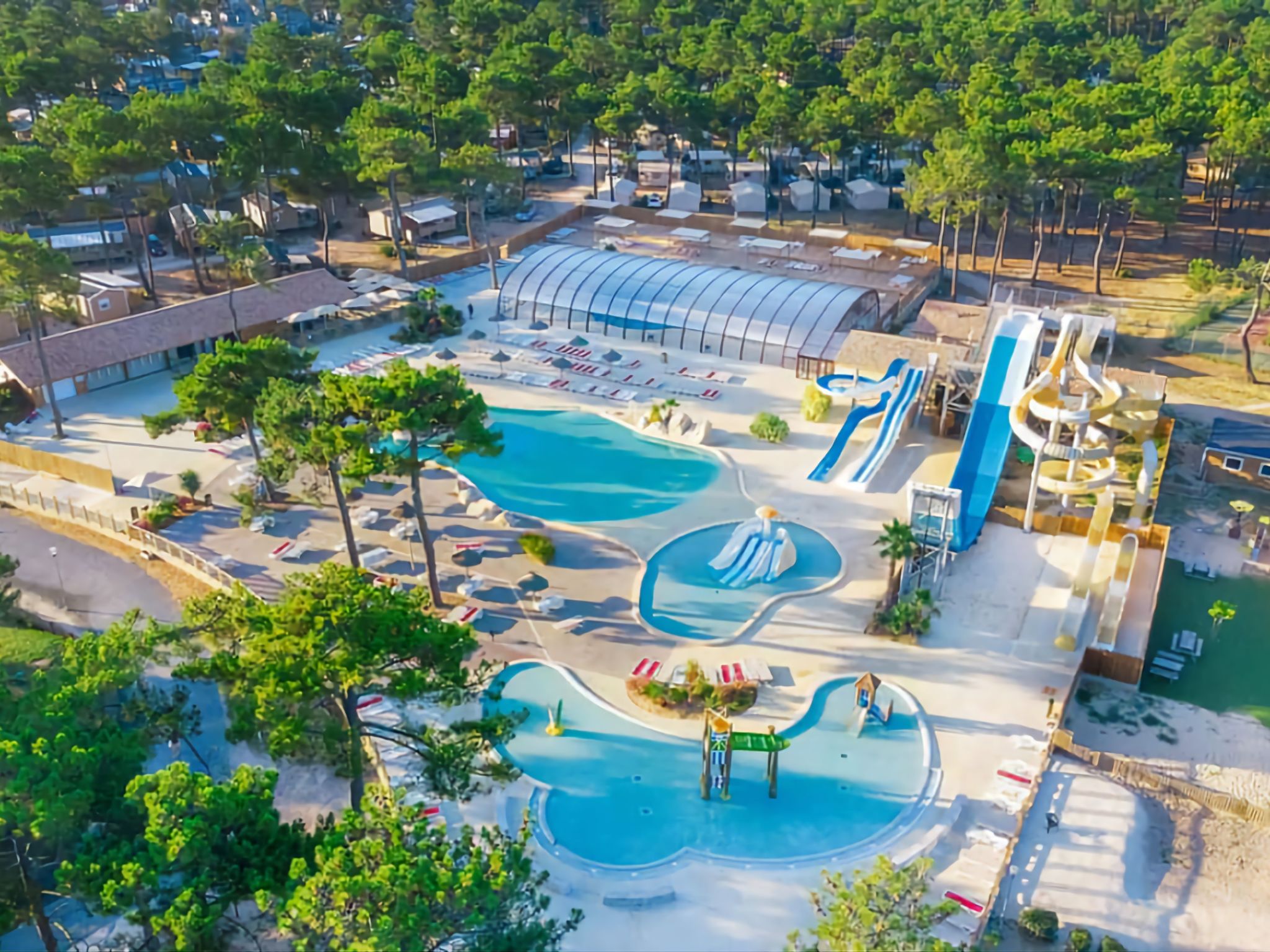 Mobil-home tout confort Camping 5 à Montalivet-Binnen