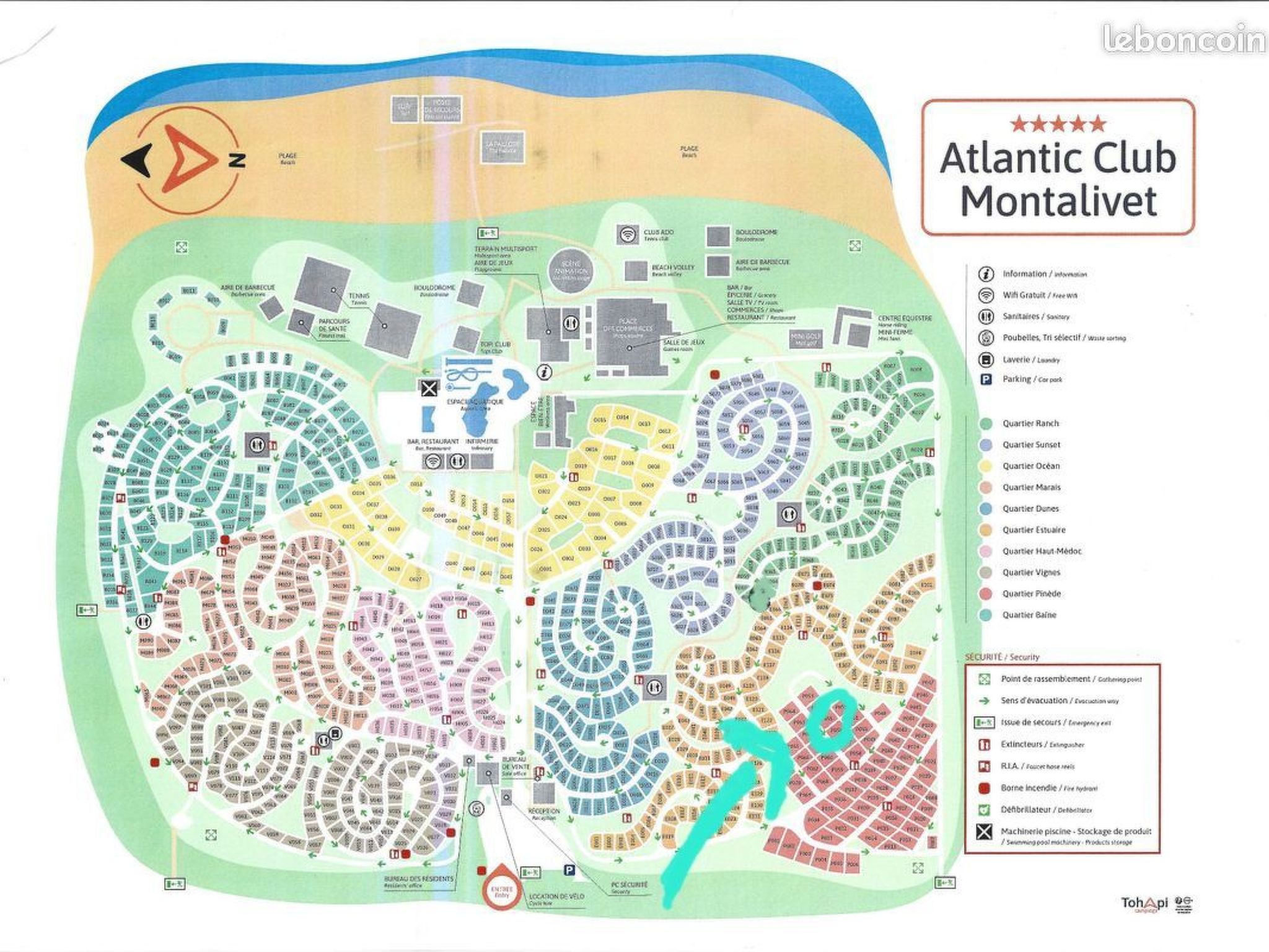 Mobil-home tout confort Camping 5 à Montalivet-Binnen