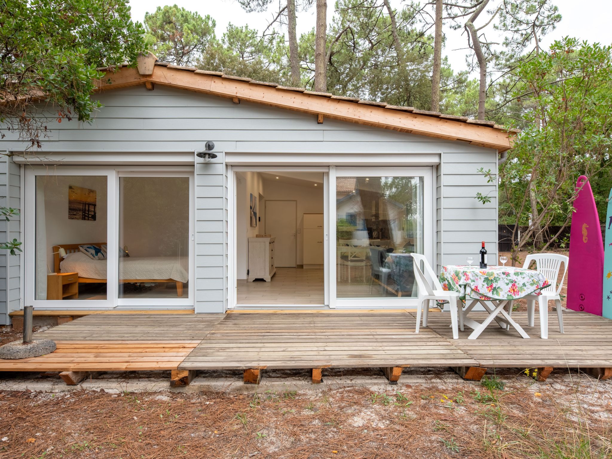 Vrijstaand chalet aan het meer van Lacanau, op 100 meter van het strandje - foto 13