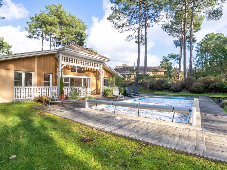 Privézwembad en rust in vrijstaand vakantiehuis Atlantic Green, Lacanau in Lacanau