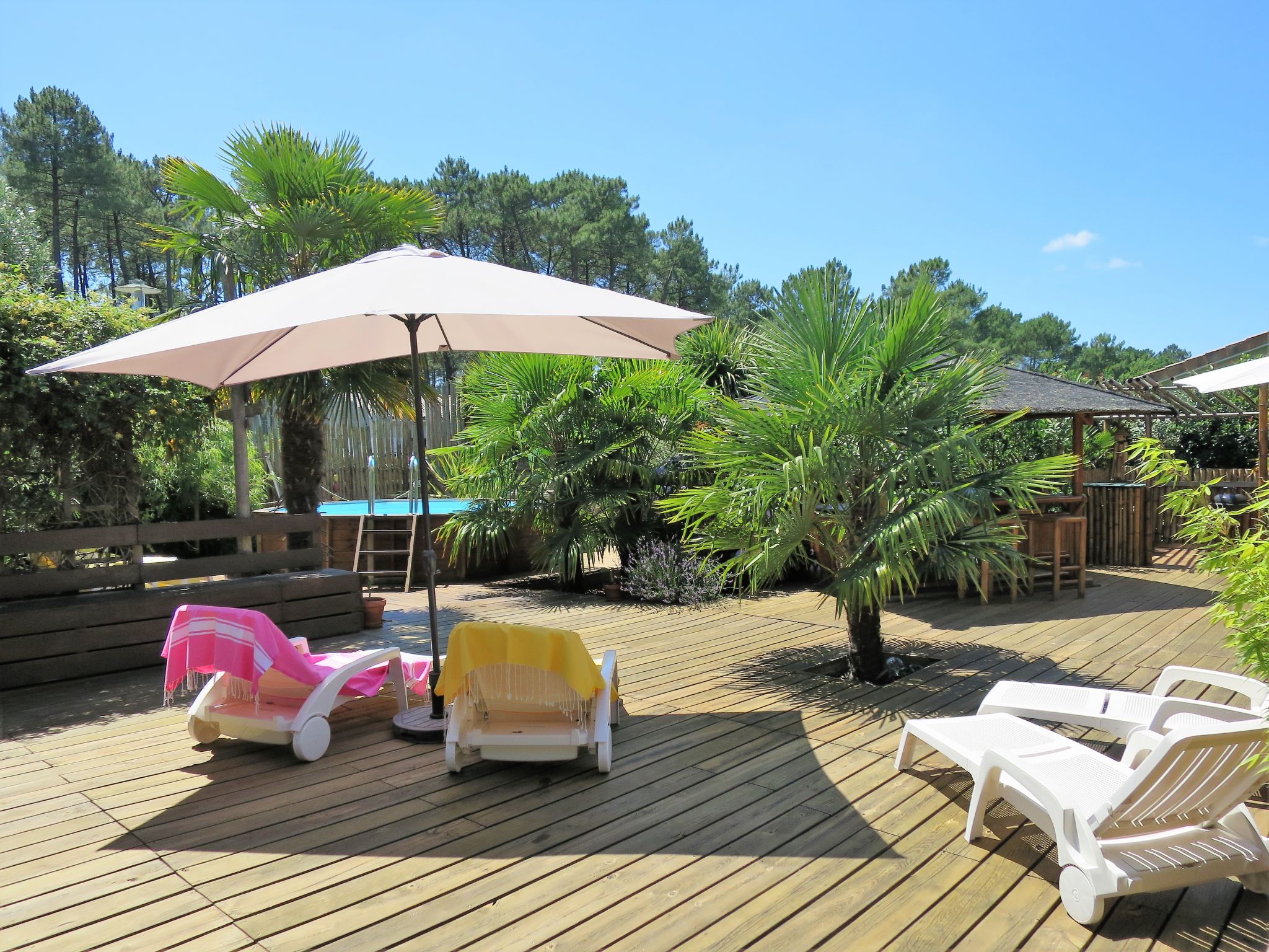 Vakantiehuis met privé zwembad in Le Porge (Frankrijk) voor 6 personen