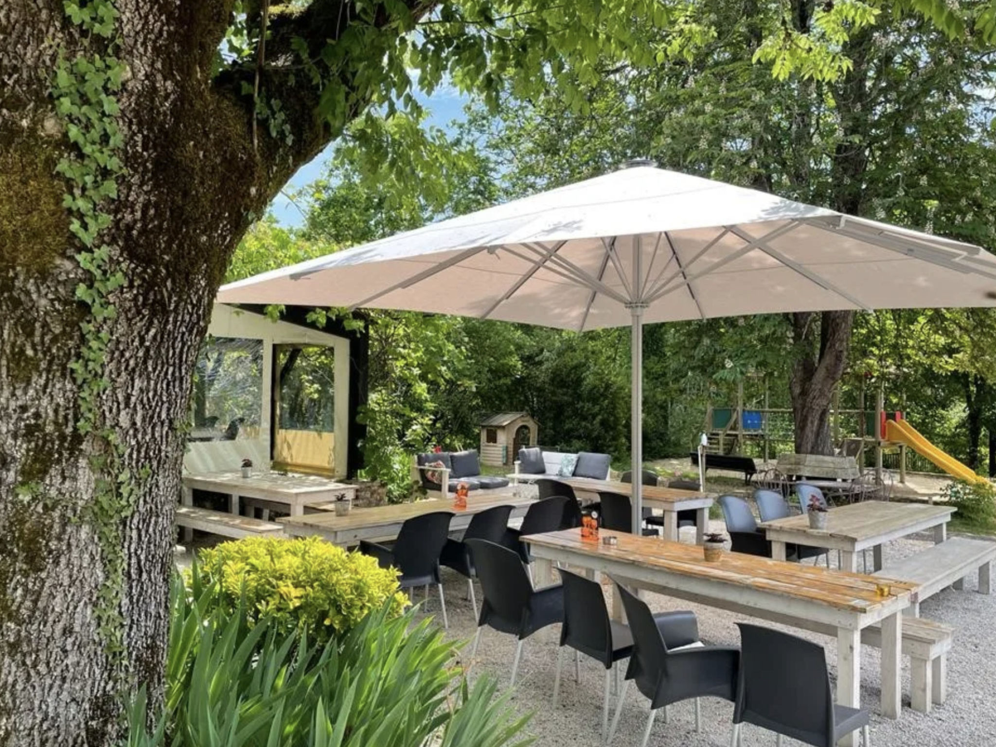 Camping Le Clou - Lodge de Luxe - Buiten
