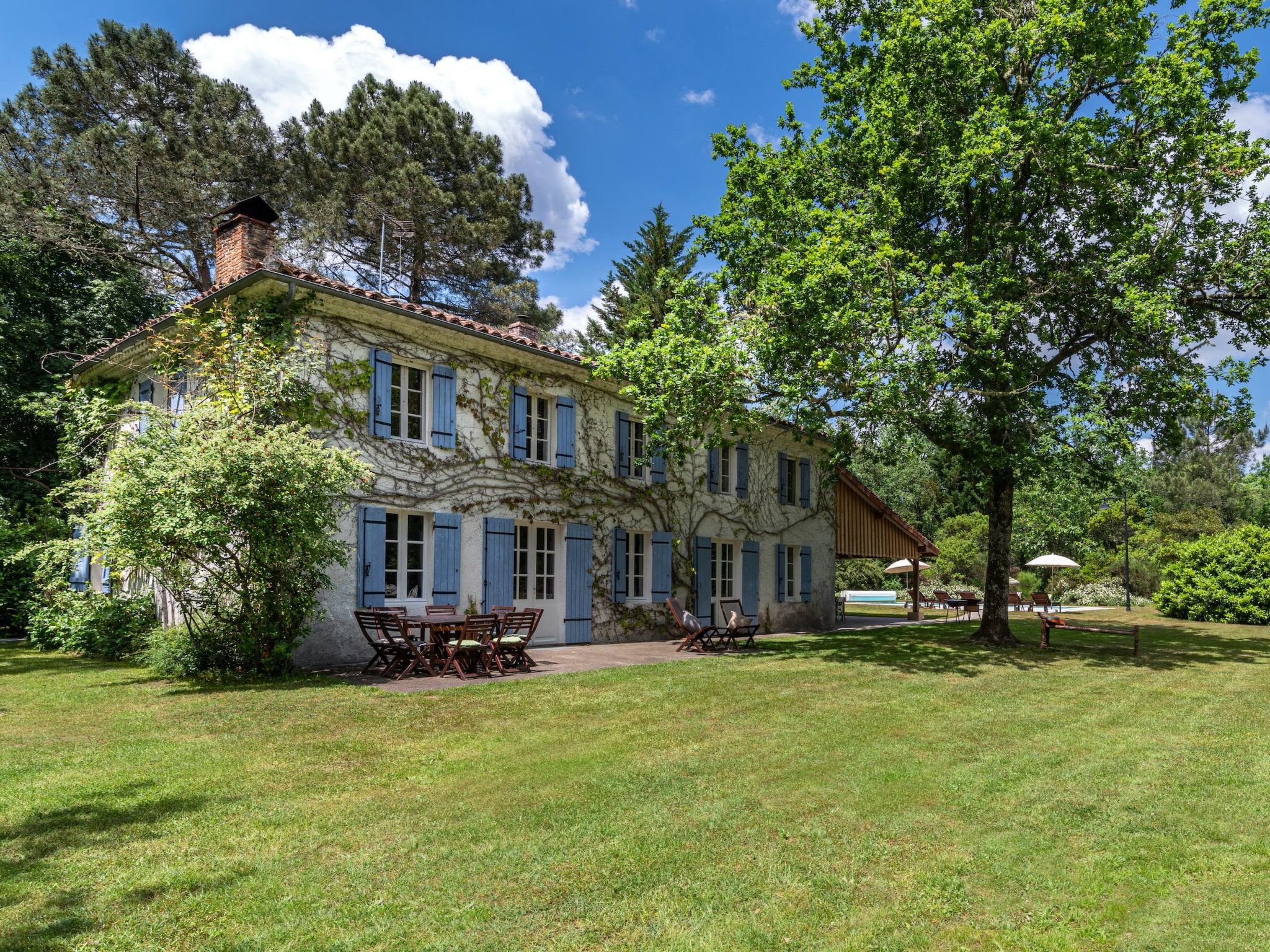 Vakantiehuis met omheinde tuin in Moustey (Frankrijk) 1 hond is welkom