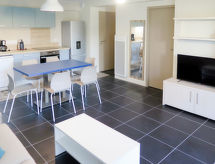 Modern appartement op 350m van zee met zwembad in Vieux-Boucau - thumbnail 3