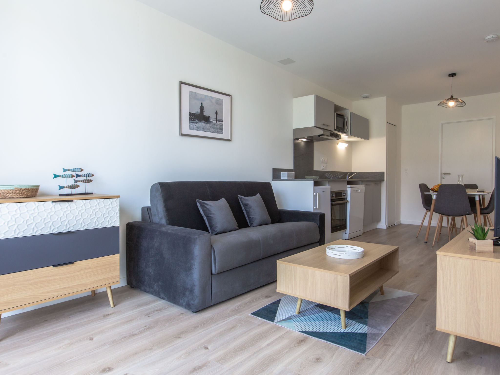 Appartement Cap Océan – Cuisine et coin repas, photo 6 sur 63