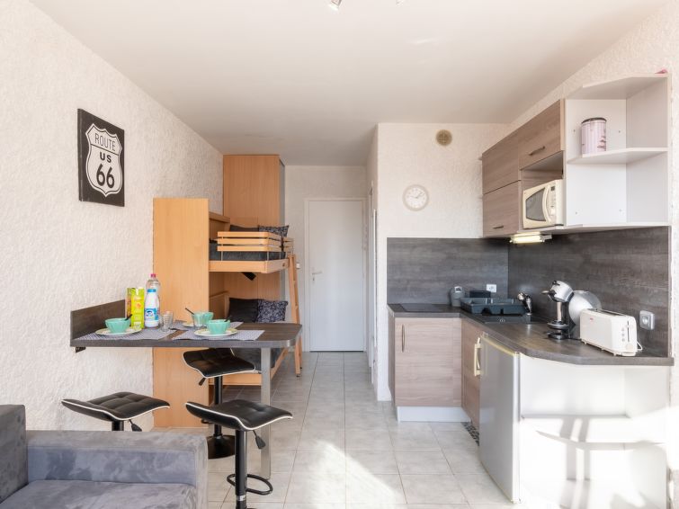 Centraal gelegen appartement Les Vagues in Mimizan Plage in Mimizan