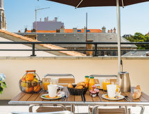 Licht appartement voor 8 personen bij strand en centrum Biarritz - thumbnail 4