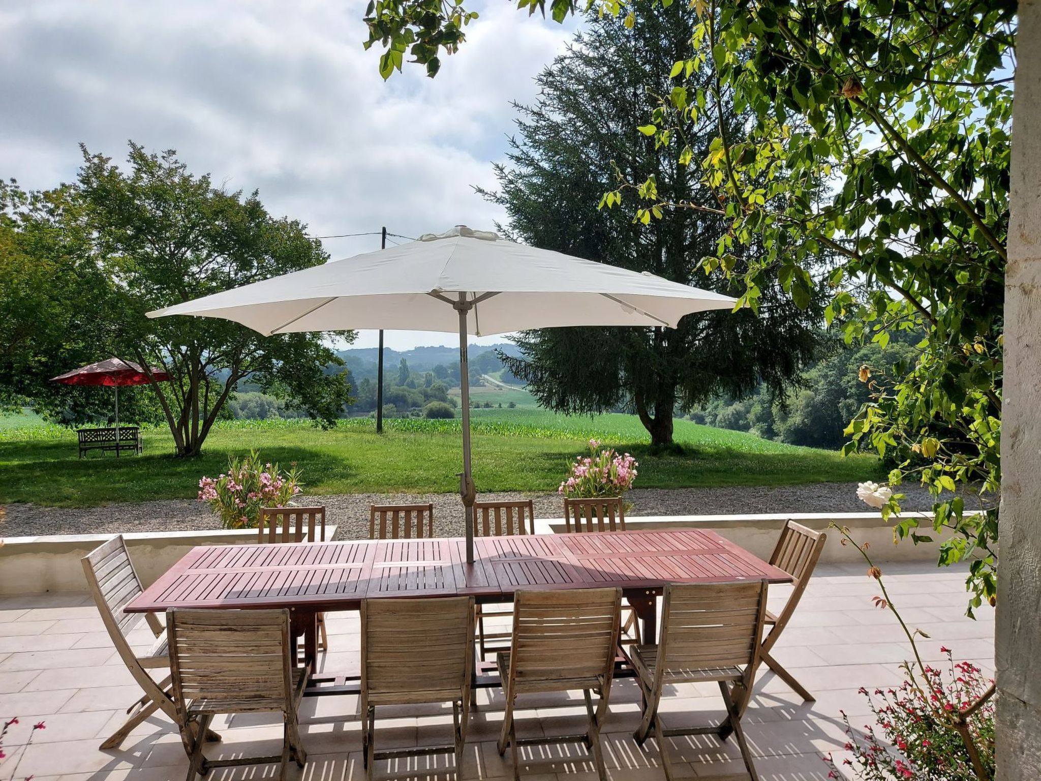 Vakantiehuis met privé zwembad in Bergouey (Frankrijk) voor 10 personen