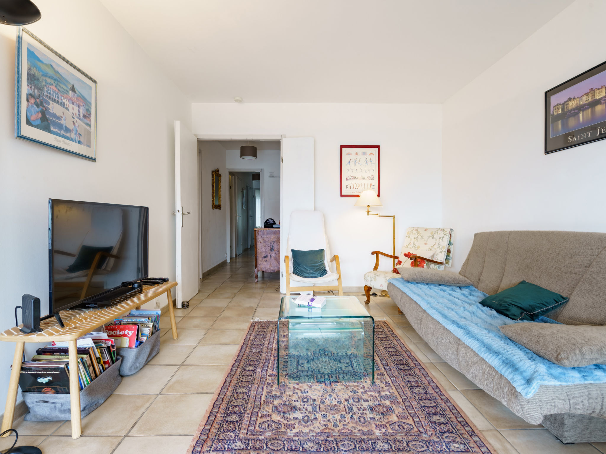 Licht appartement in centrum Saint-Jean-de-Luz, 200m van het strand - foto 7