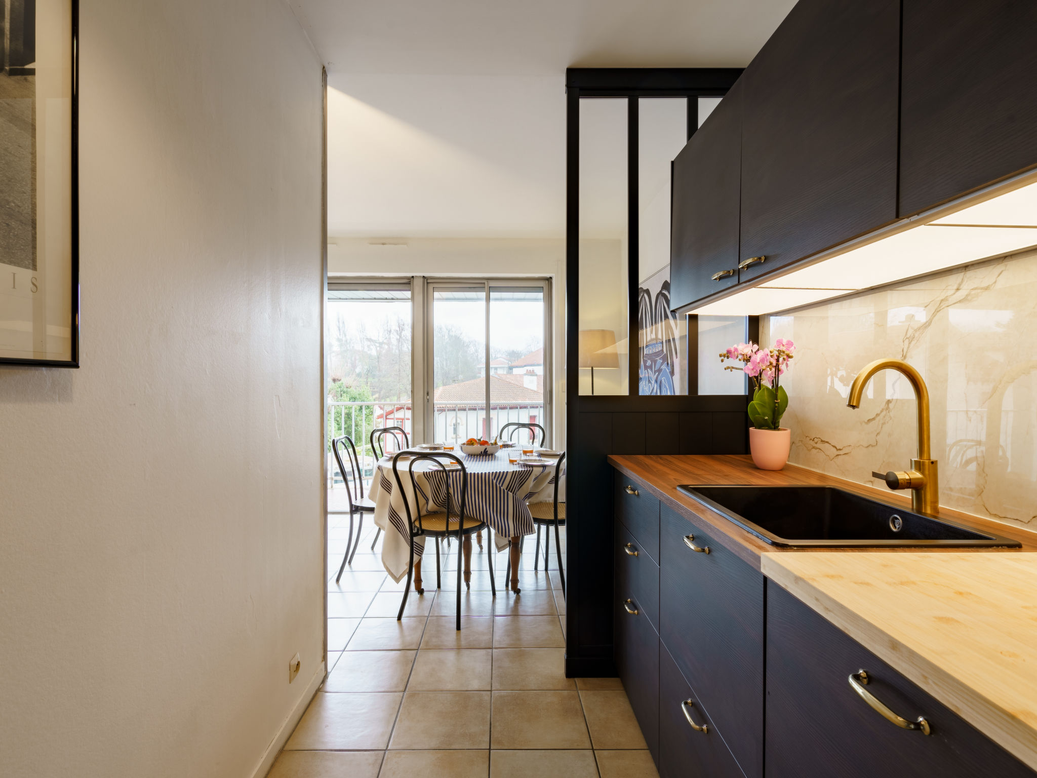 Licht appartement in centrum Saint-Jean-de-Luz, 200m van het strand - foto 30