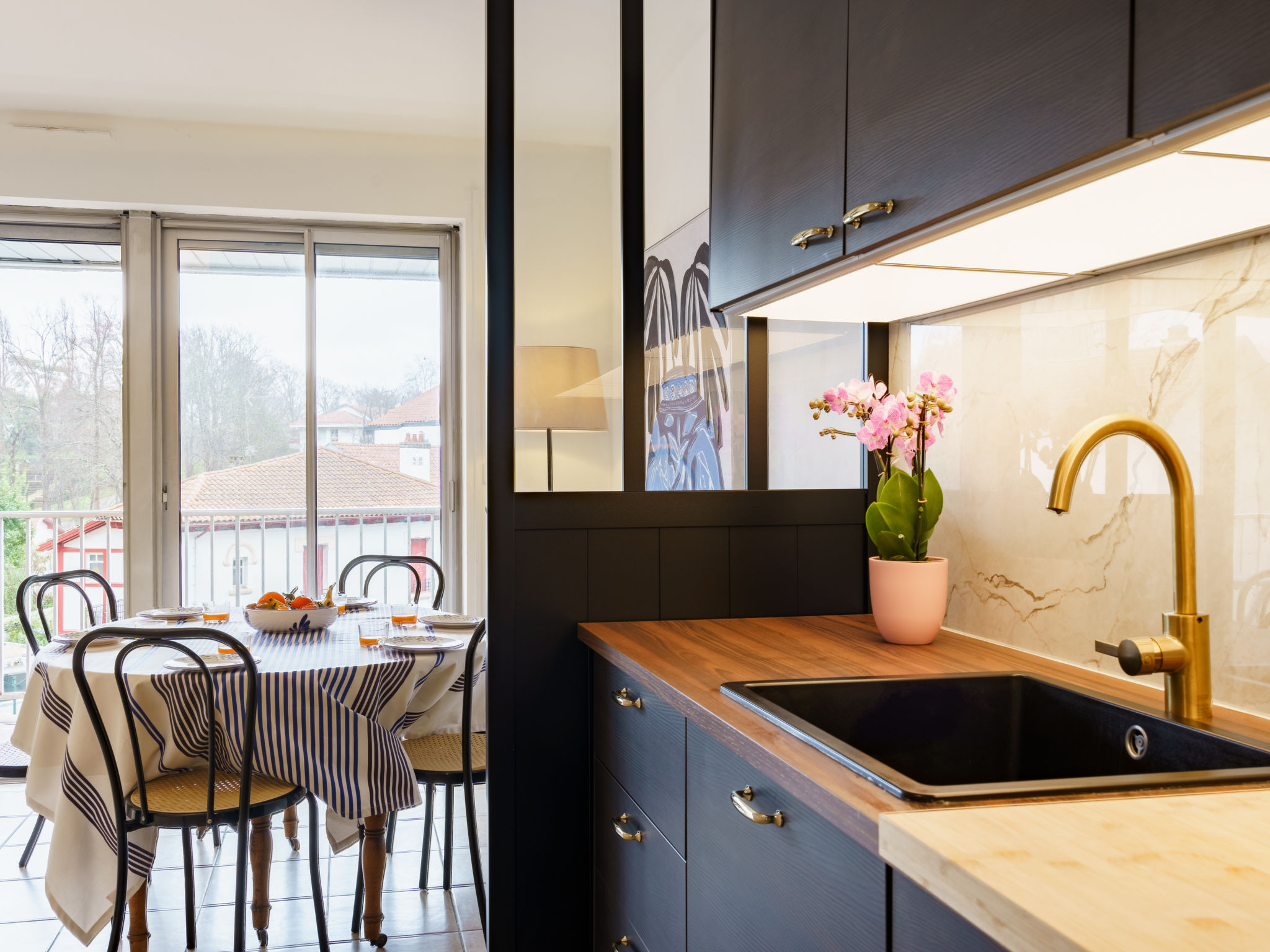 Licht appartement in centrum Saint-Jean-de-Luz, 200m van het strand - foto 4