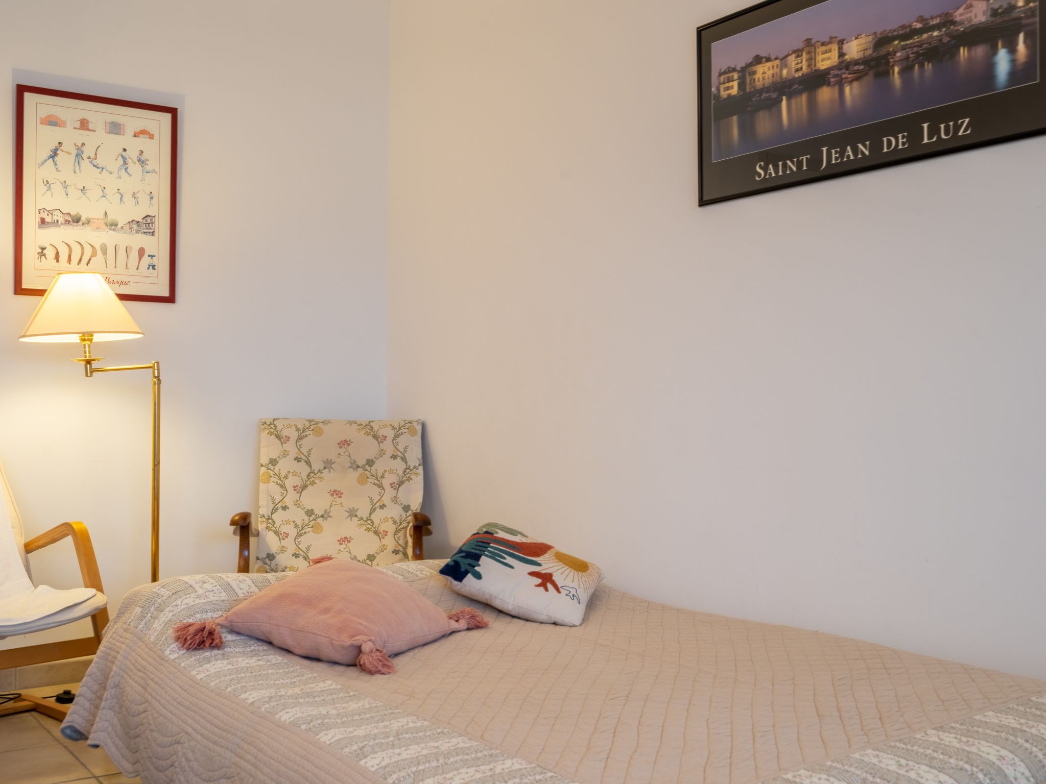 Licht appartement in centrum Saint-Jean-de-Luz, 200m van het strand - foto 12