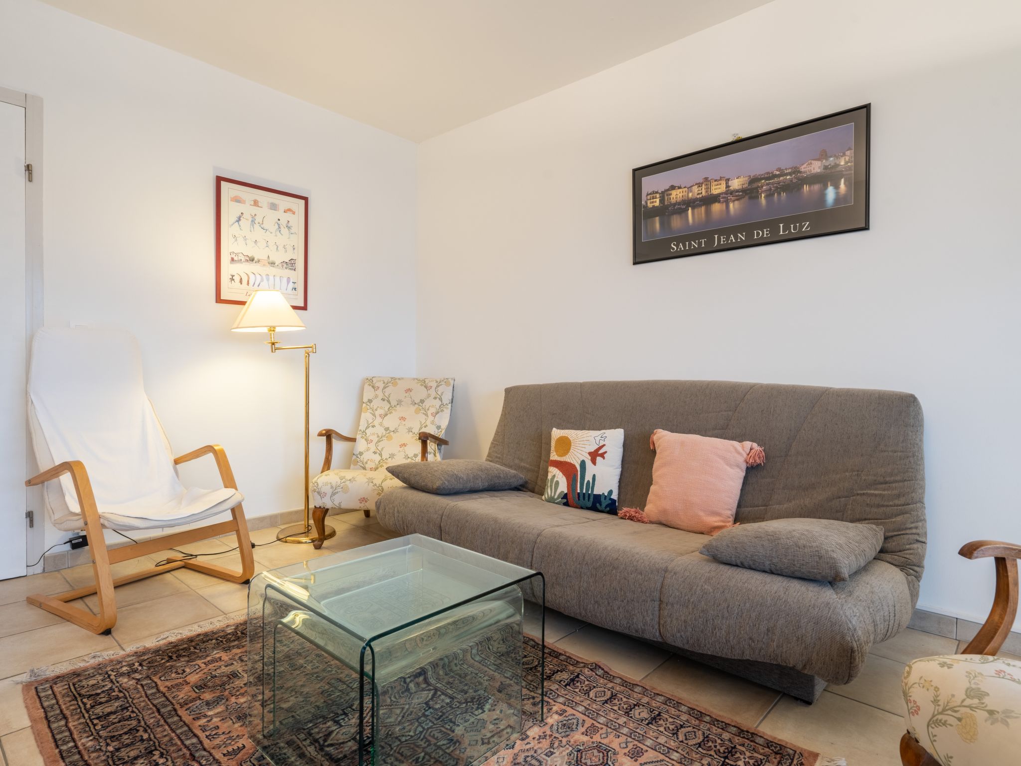 Licht appartement in centrum Saint-Jean-de-Luz, 200m van het strand - foto 9