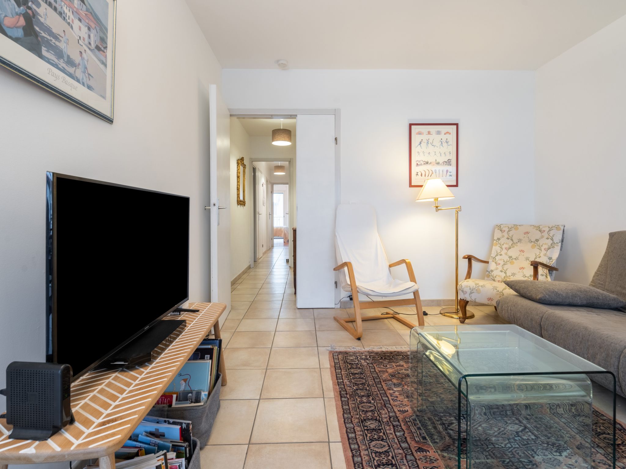 Licht appartement in centrum Saint-Jean-de-Luz, 200m van het strand - foto 6