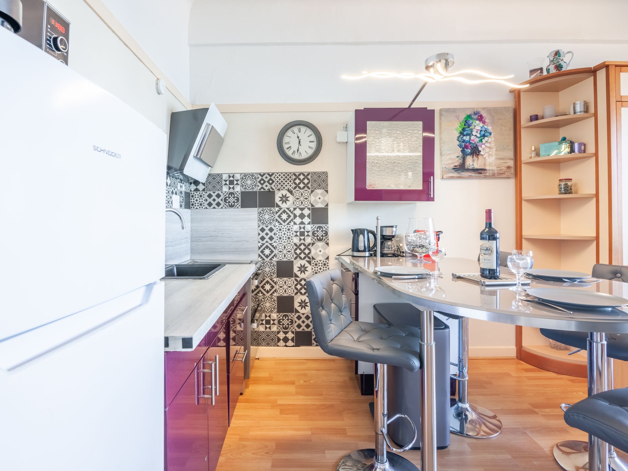 Appartement La Pergola – Cuisine et coin repas, photo 12 sur 28