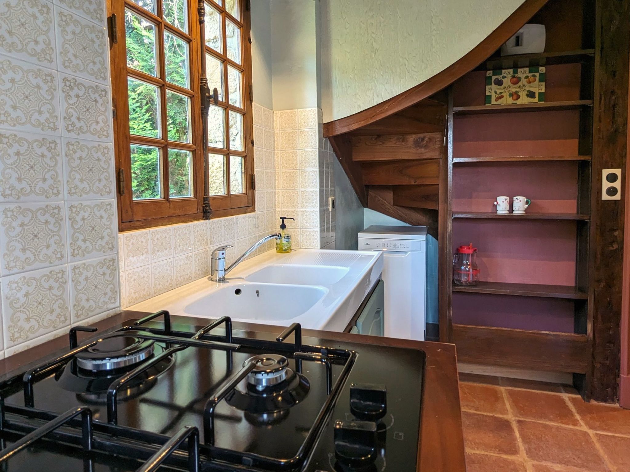 In Périgord Noir Dordogne in der Nähe von Limeuil-Binnen