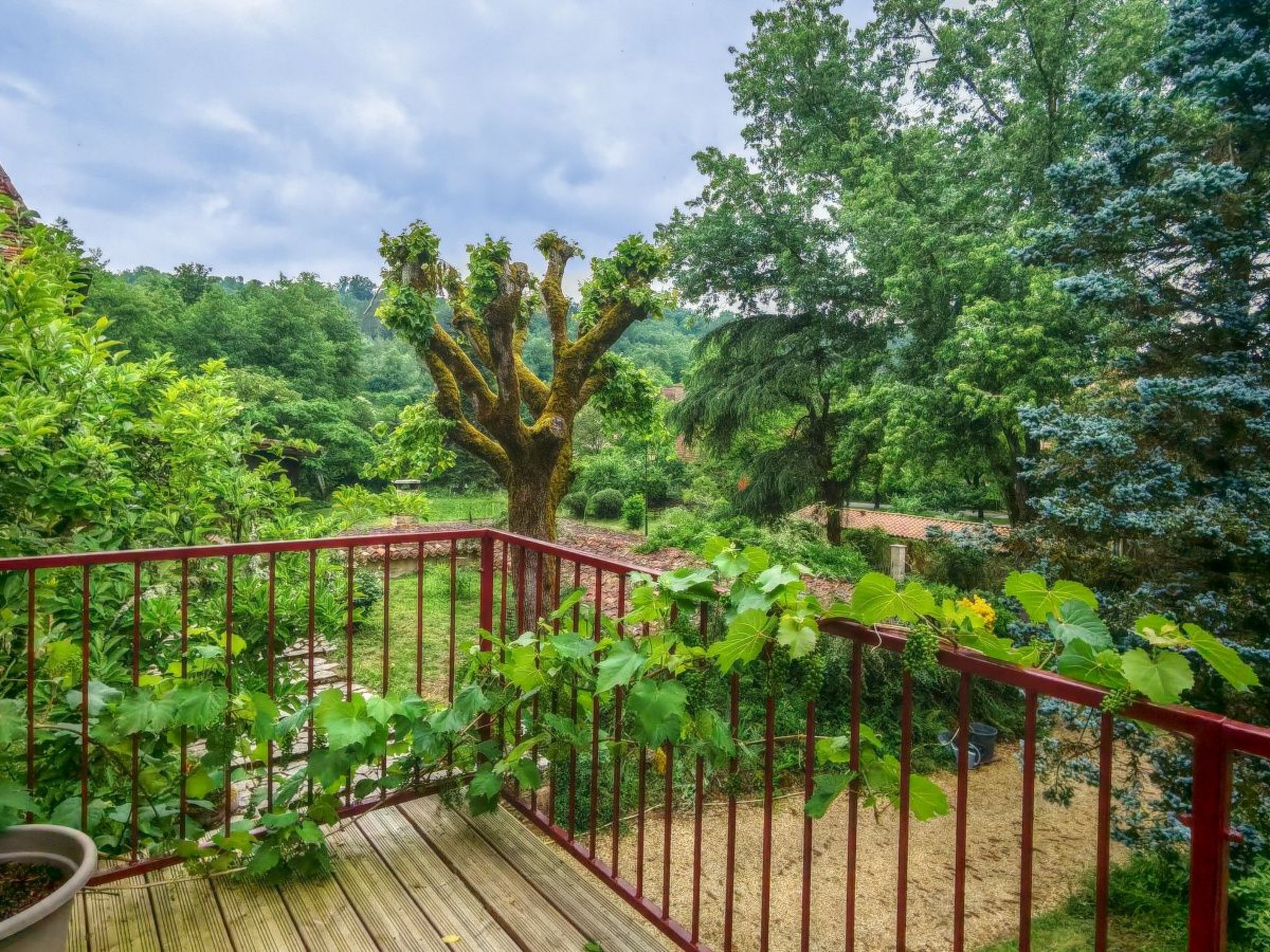 In Périgord Noir Dordogne in der Nähe von Limeuil-Binnen
