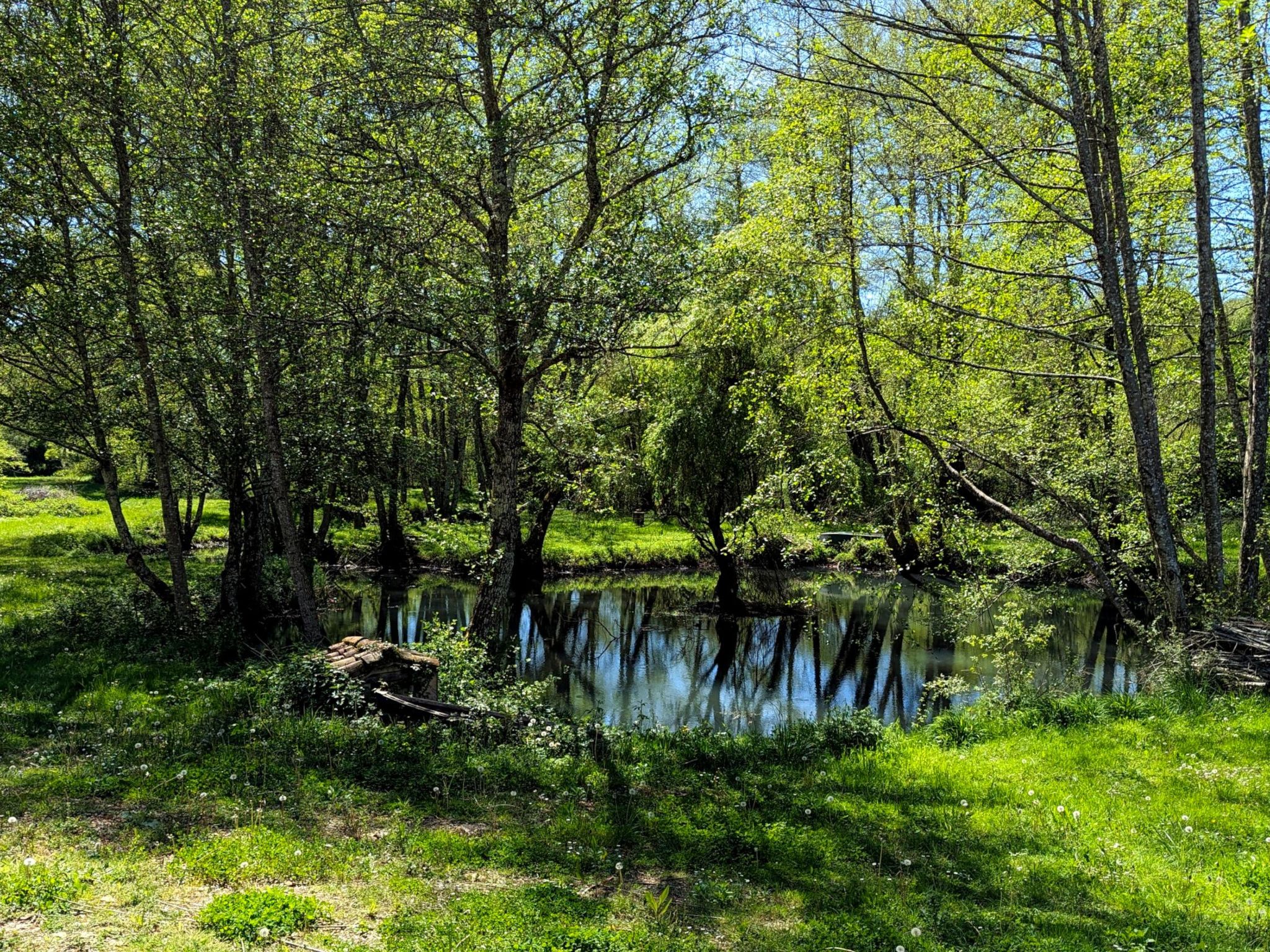 In Périgord Noir Dordogne in der Nähe von Limeuil-Binnen
