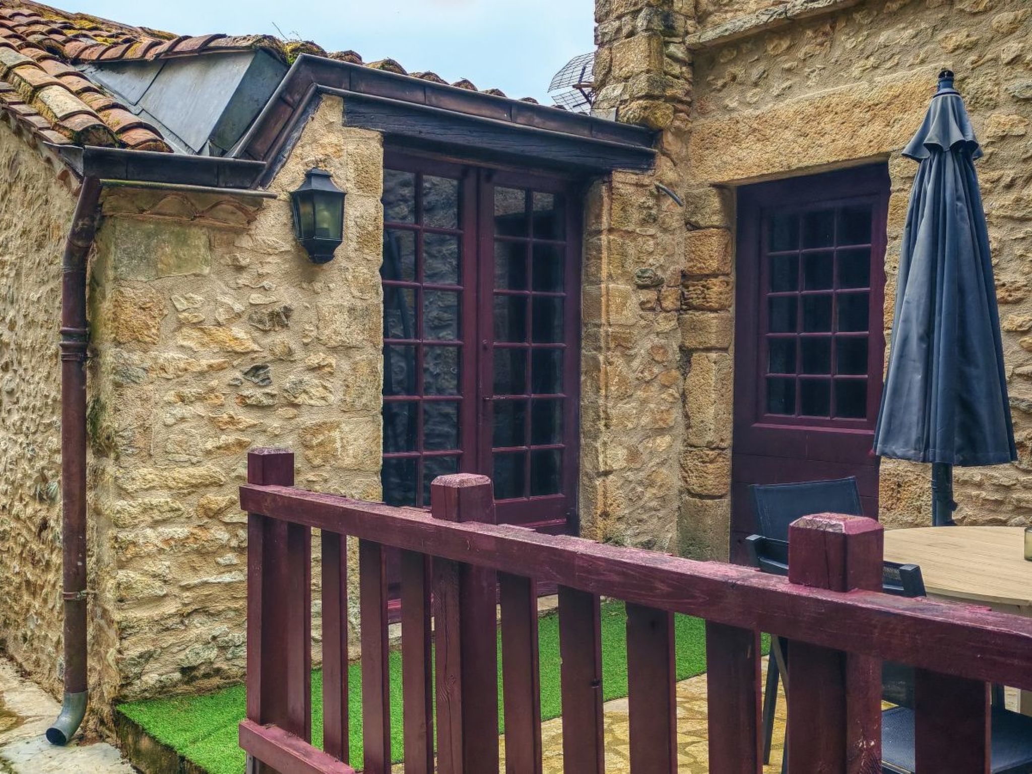 In Périgord Noir Dordogne in der Nähe von Limeuil-Binnen