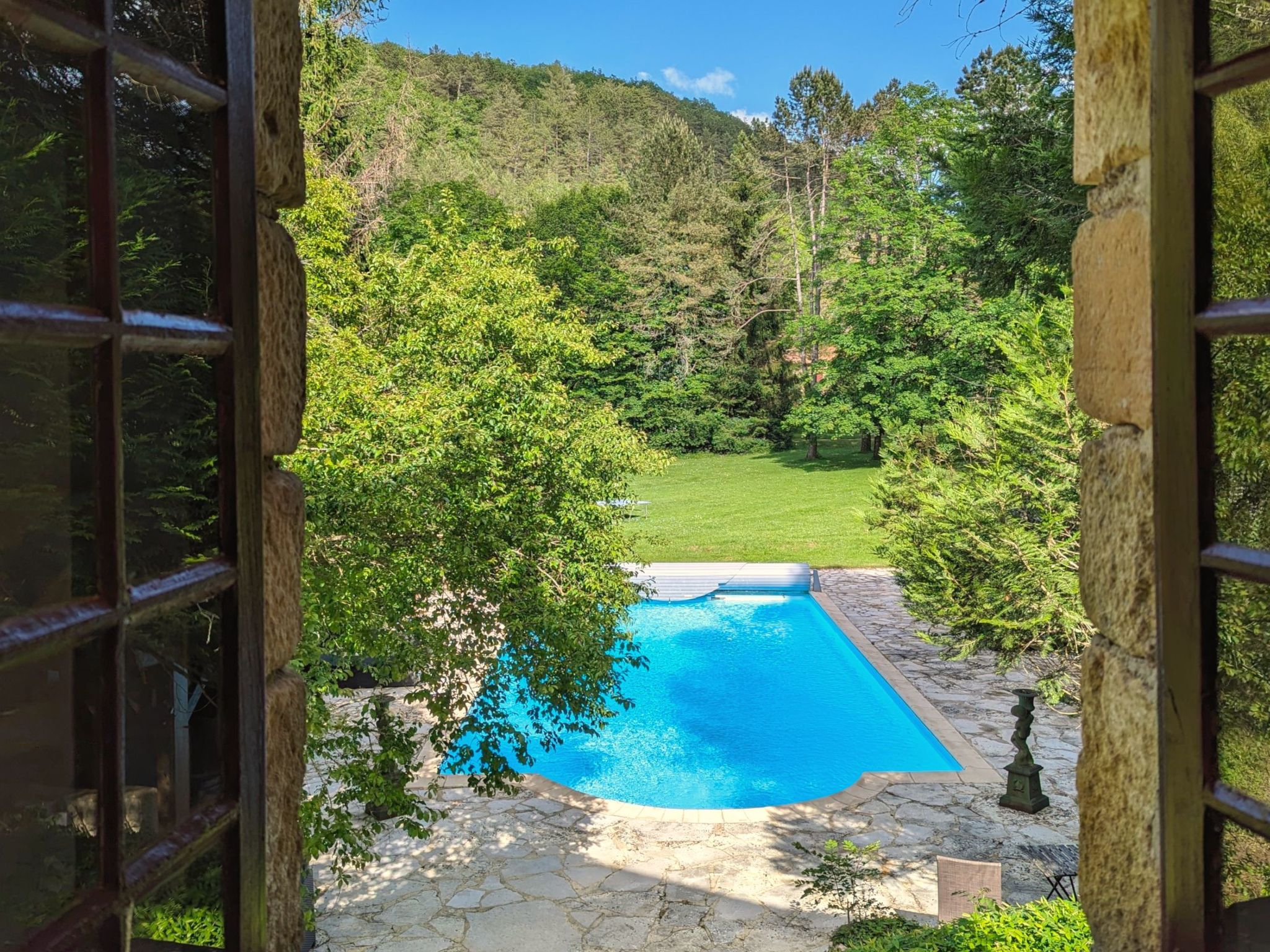 In Périgord Noir Dordogne in der Nähe von Limeuil-Binnen