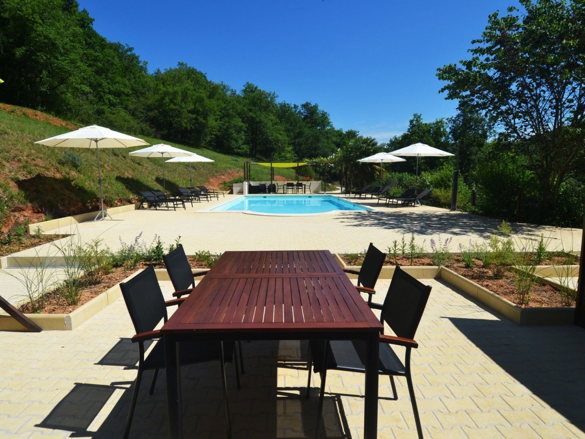 In Souillac mit Gemeinschaftspool-Binnen