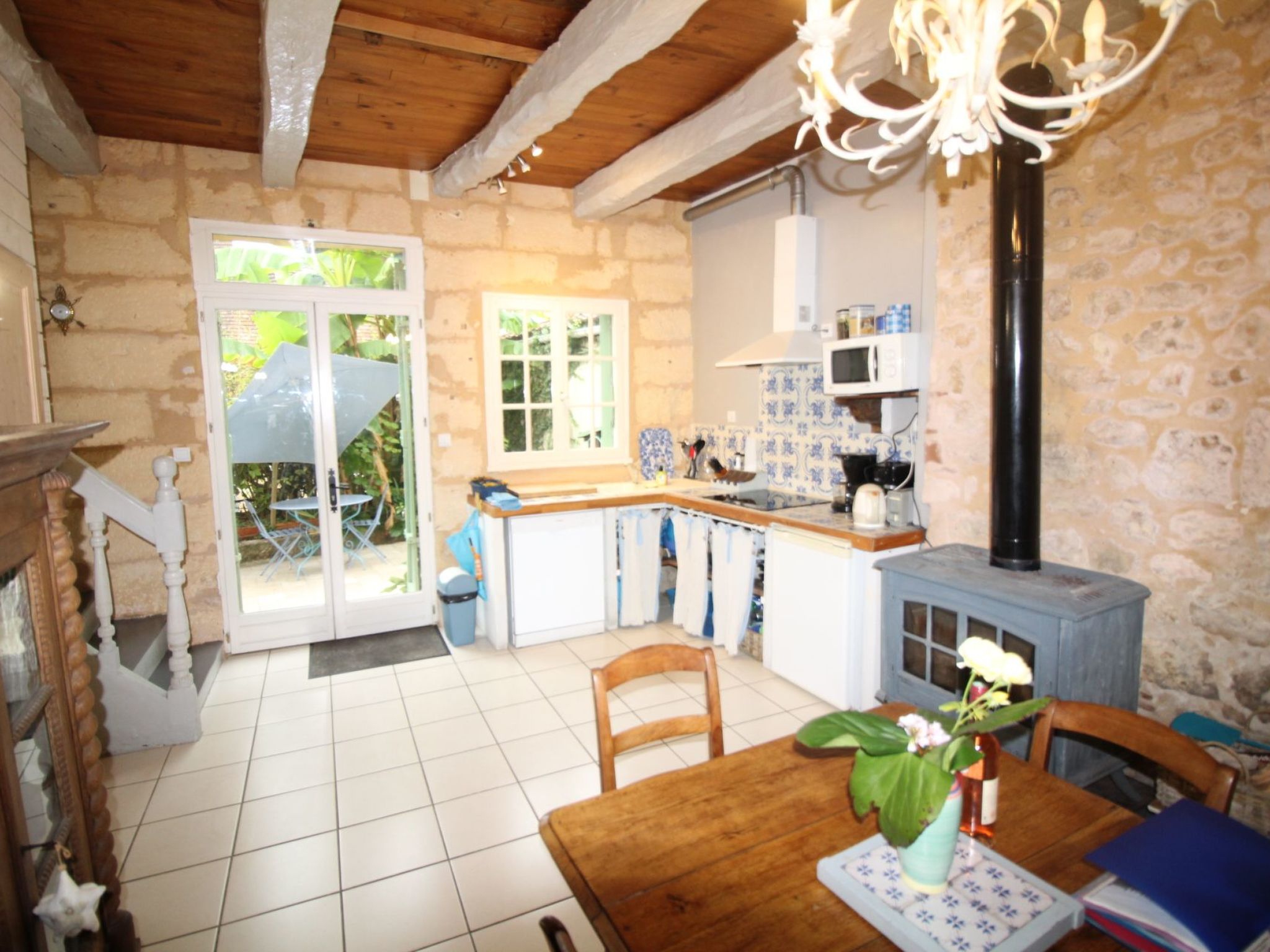 Haus freistehend Sonne Bett 160cm Patio billig-Dedans