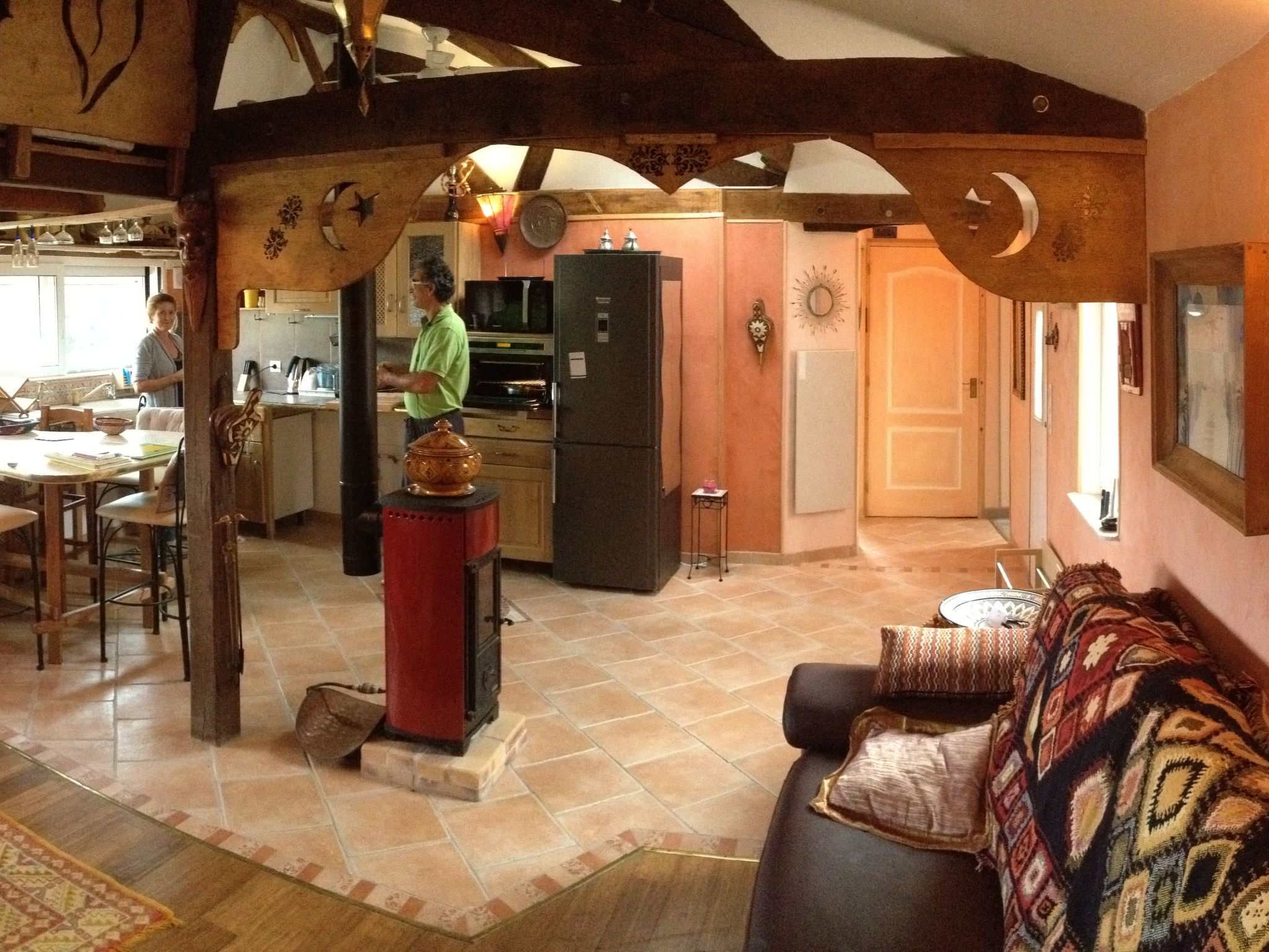 Orientalisches Ecogîte mit Charme, klassifiziert als 3 Gîte de France-Inside