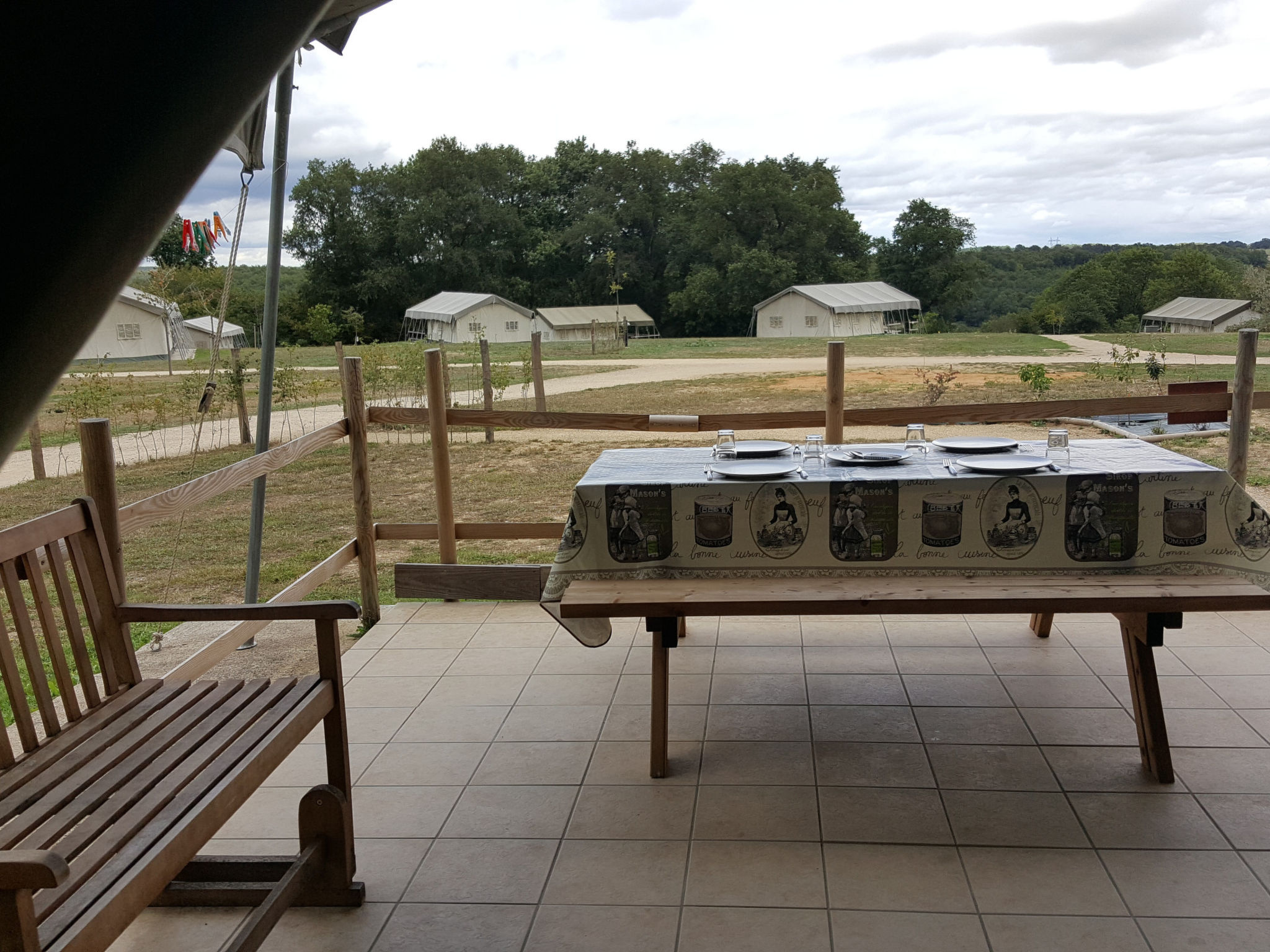 Parc de la Brenne - Safaritent - Drinnen