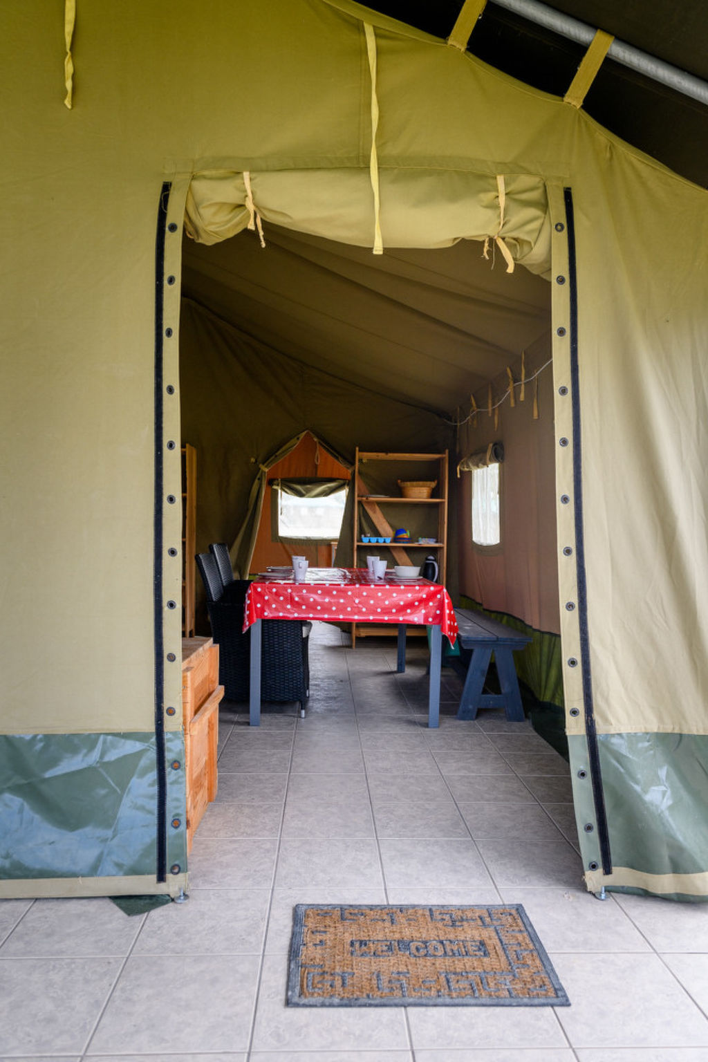 Parc de la Brenne - Safaritent - Drinnen