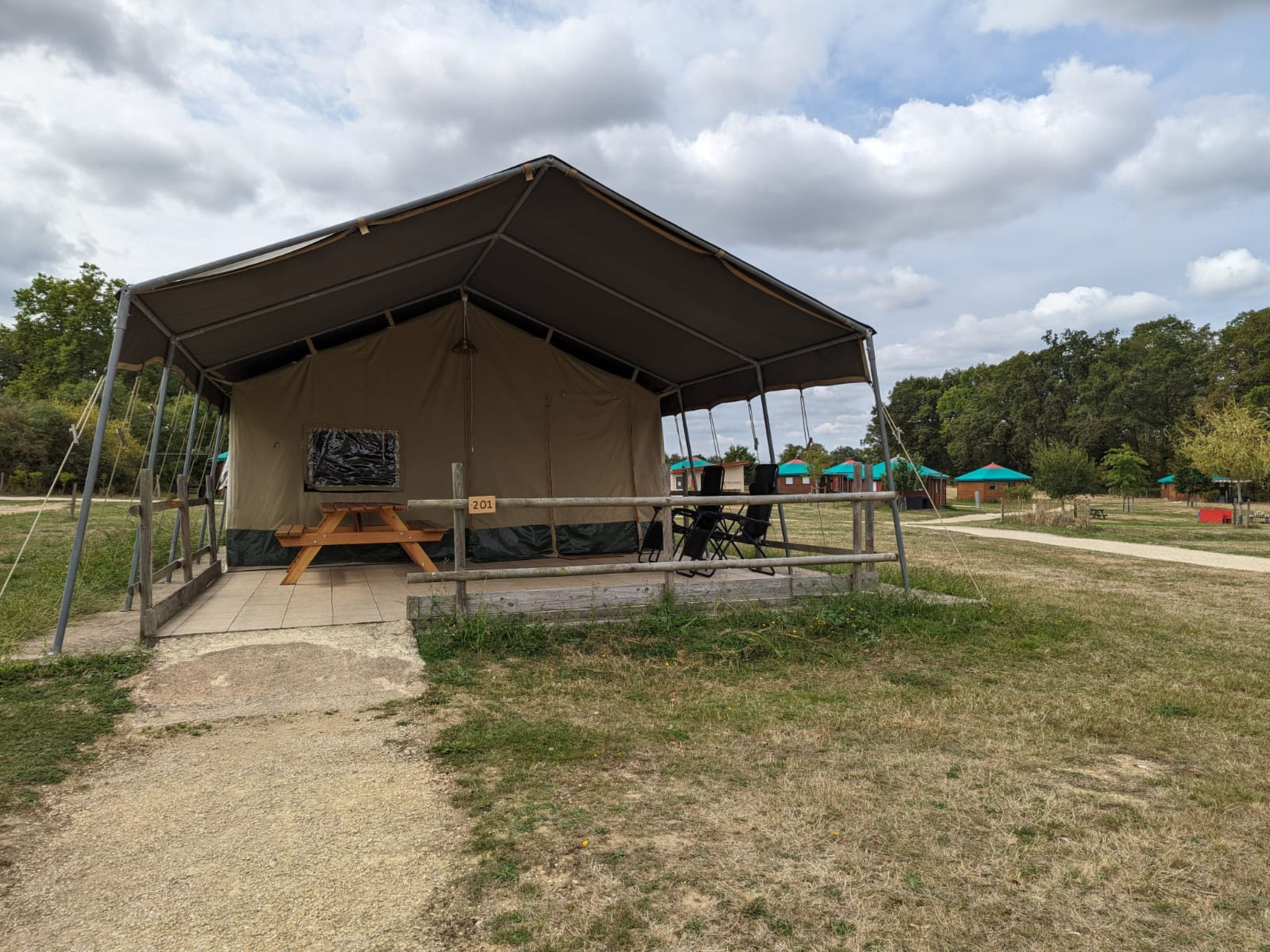 Parc de la Brenne - Safaritent - Drinnen
