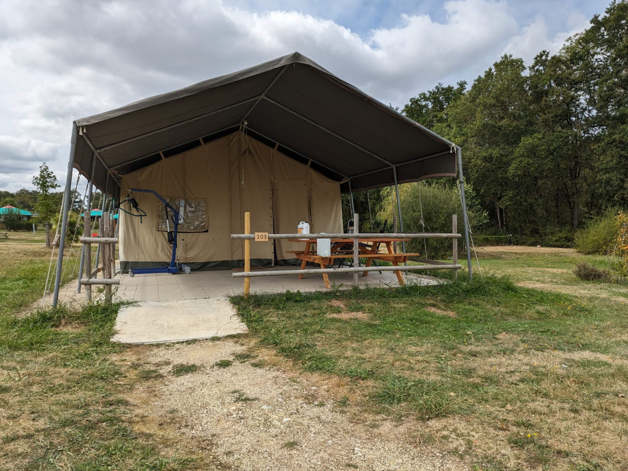 Parc de la Brenne - Safaritent - Drinnen