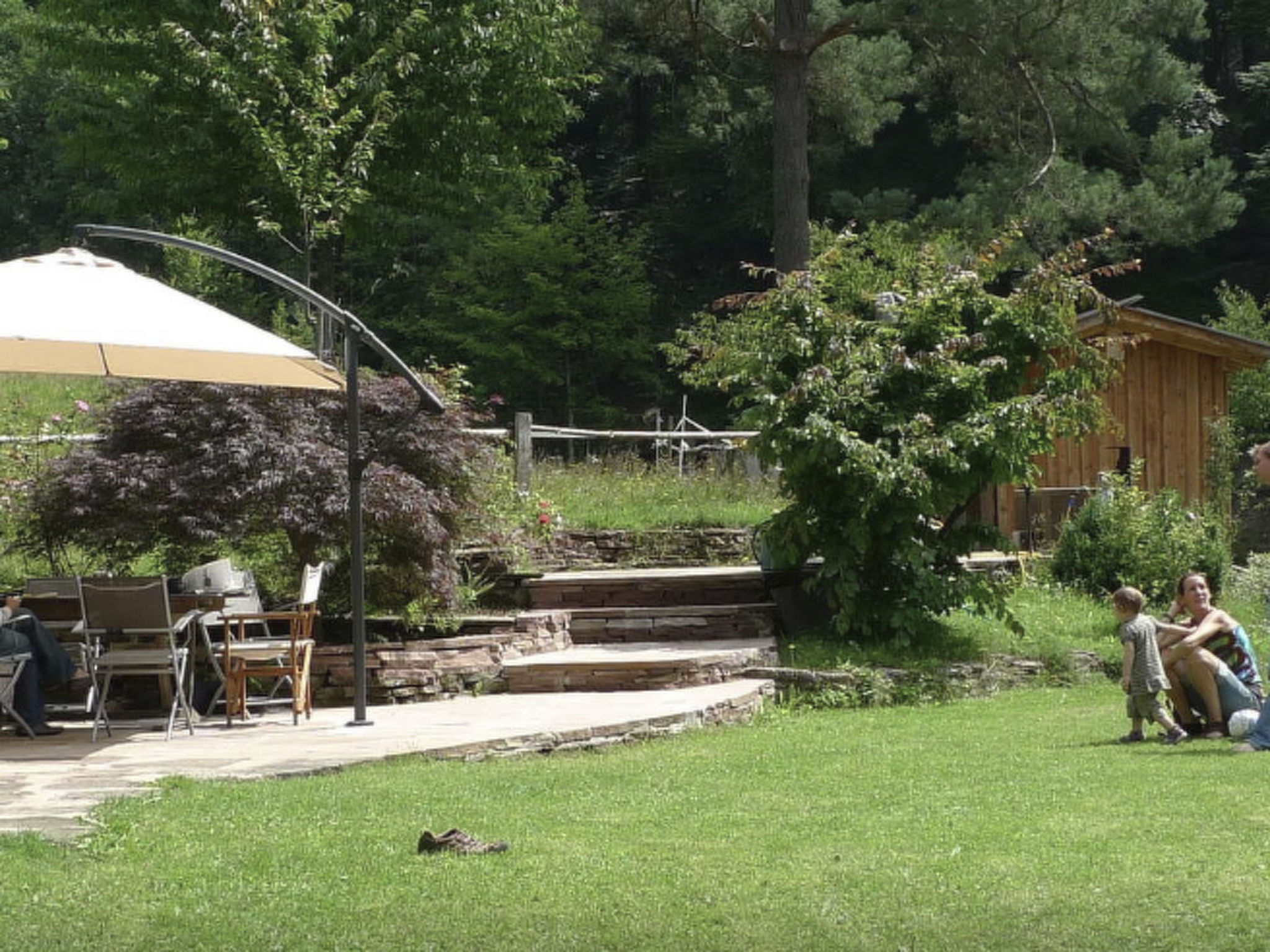 In Walscheid mit Terrasse, Grill-Binnen