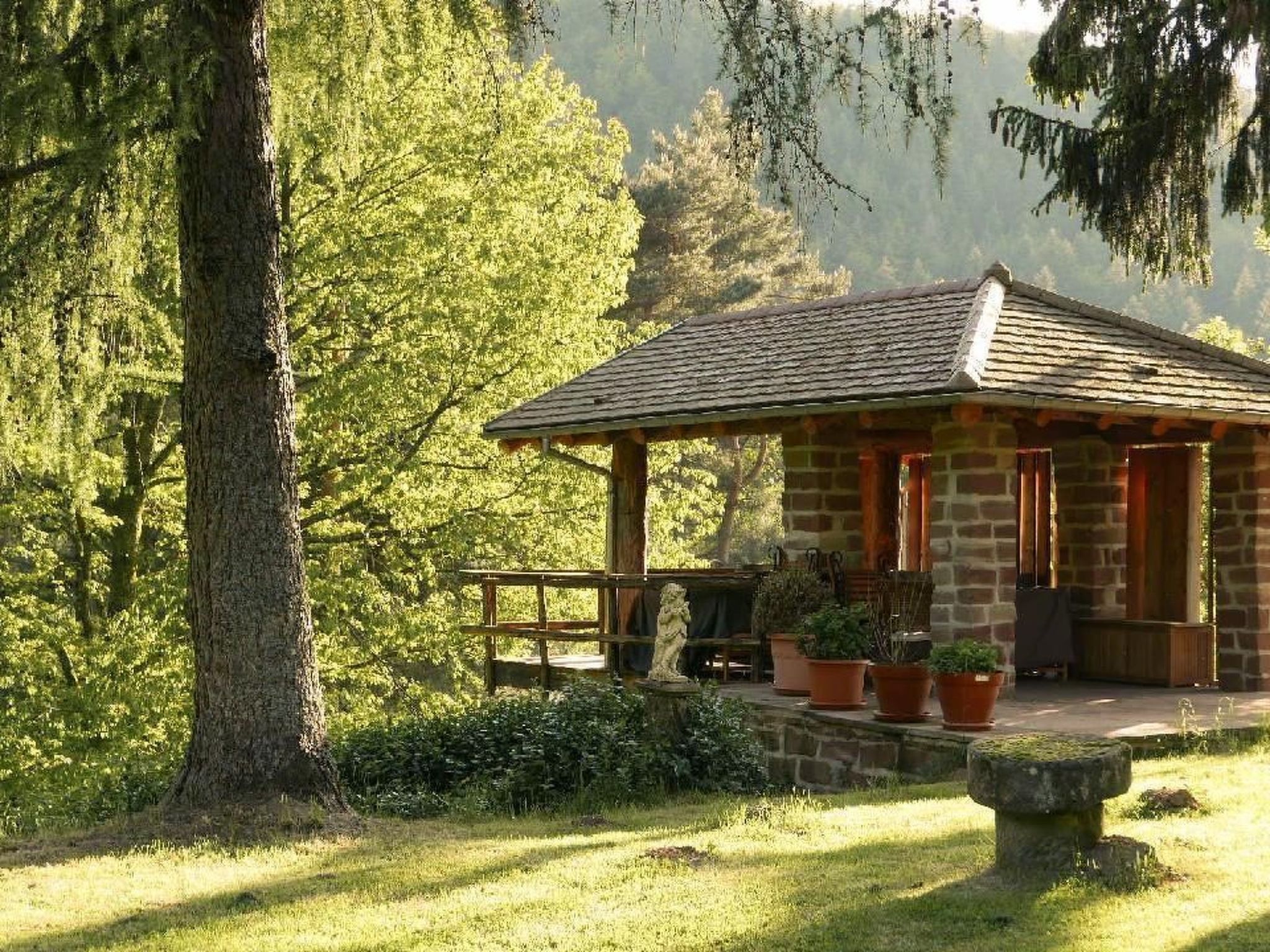 In Walscheid mit Terrasse, Grill-Binnen