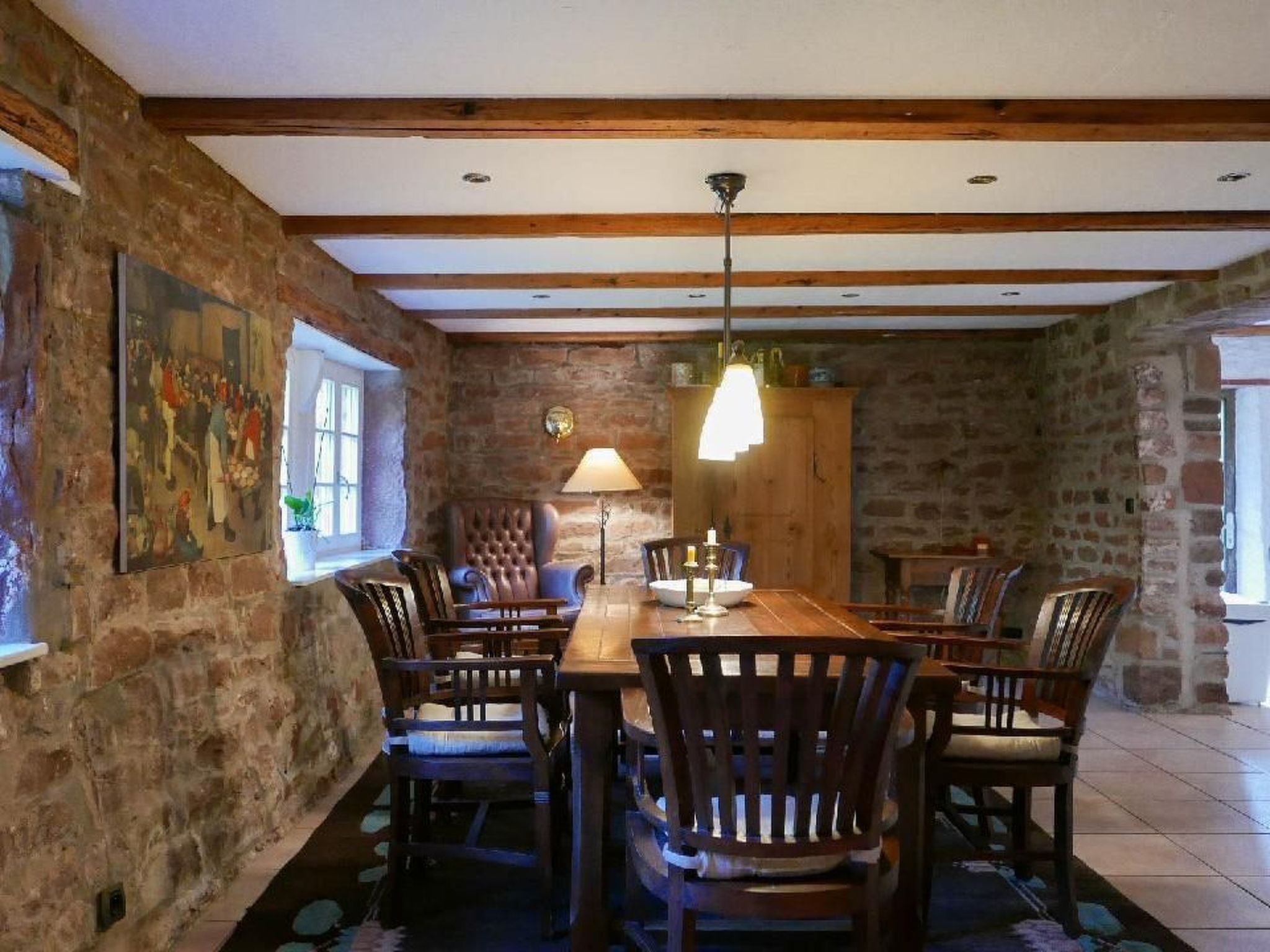 In Walscheid mit Terrasse, Grill-Binnen