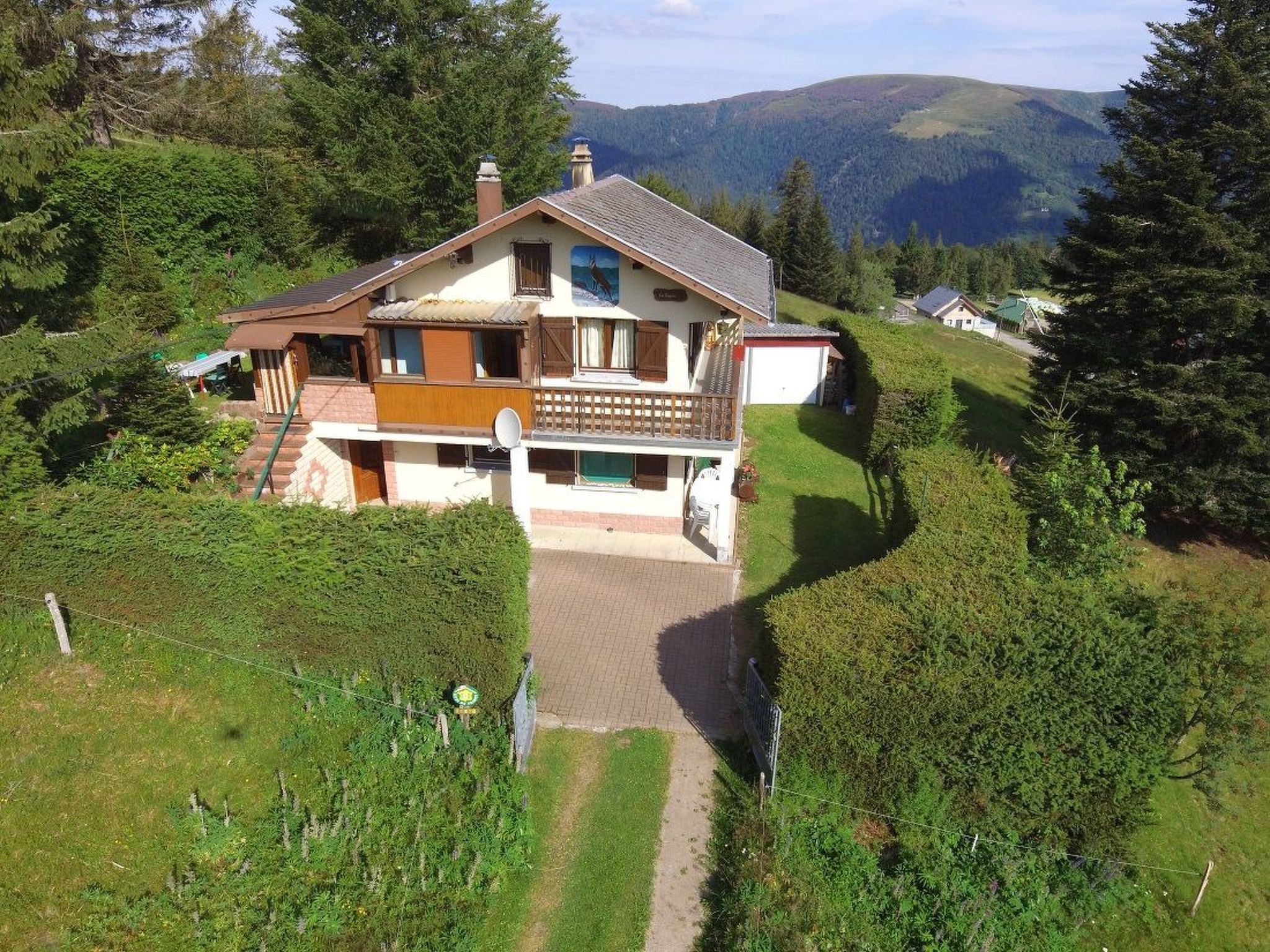 Zwischen Elsass und Vogesen, gite in einem schönen Chalet.