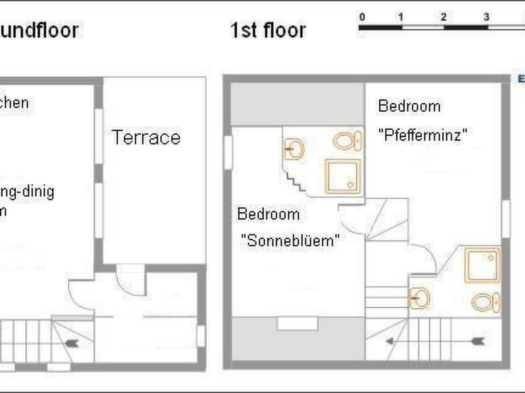 Gite "Sonneblüem un Pfefferminz"-Binnen