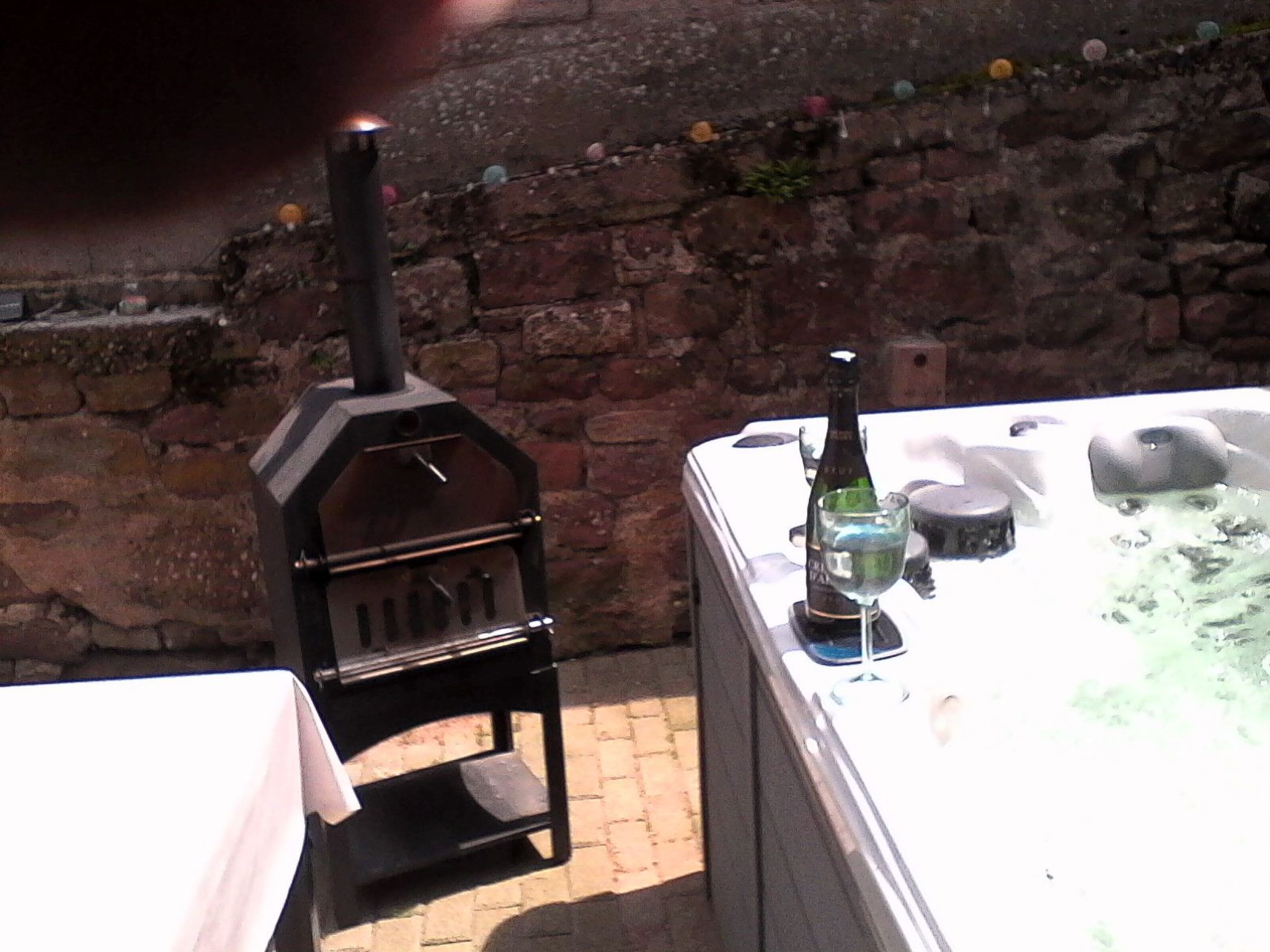 Haus in der Nähe von Straßburg mit privatem Spa-Draußen