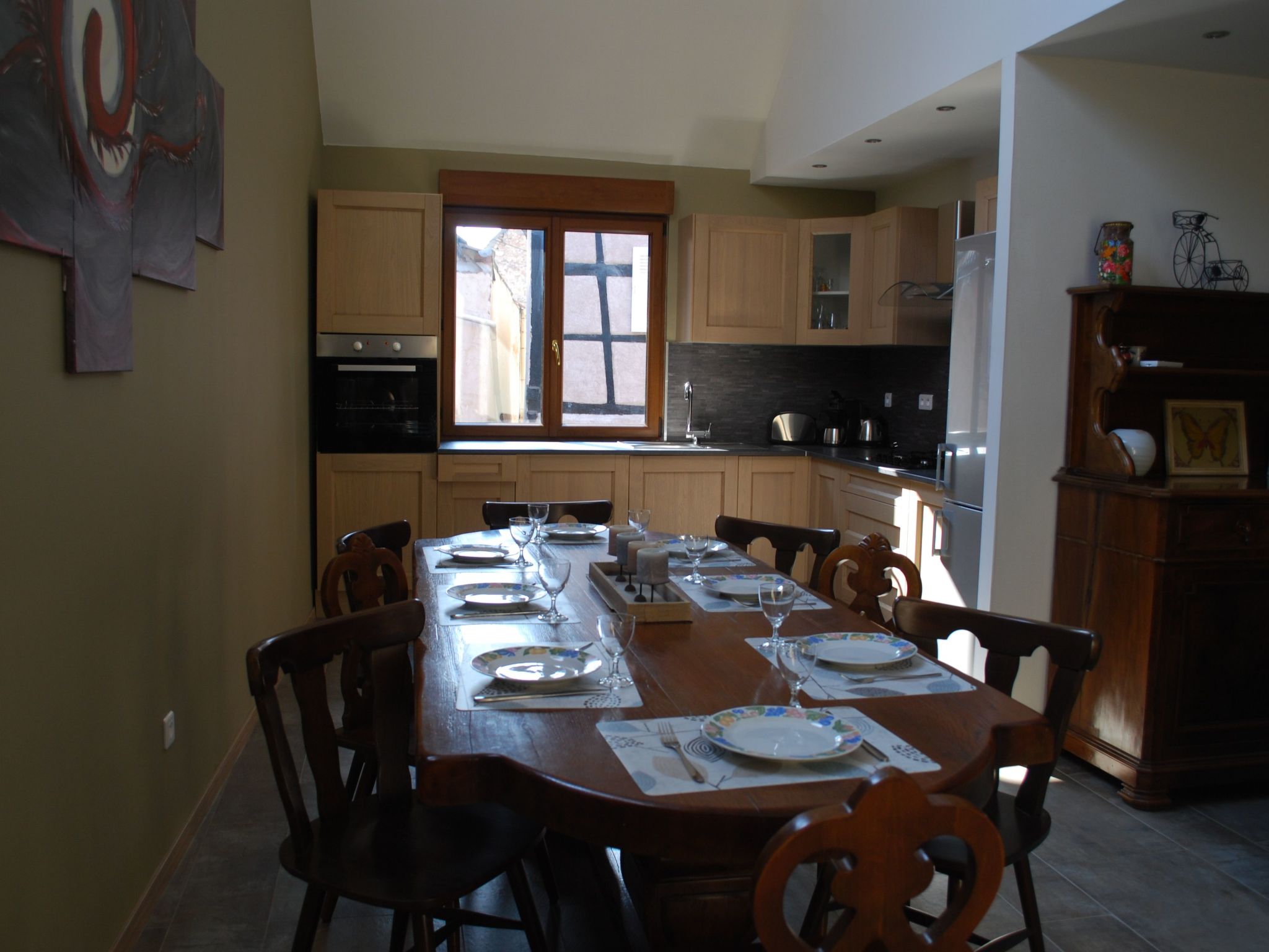 Mit Gemeinschaftsgarten und Grill