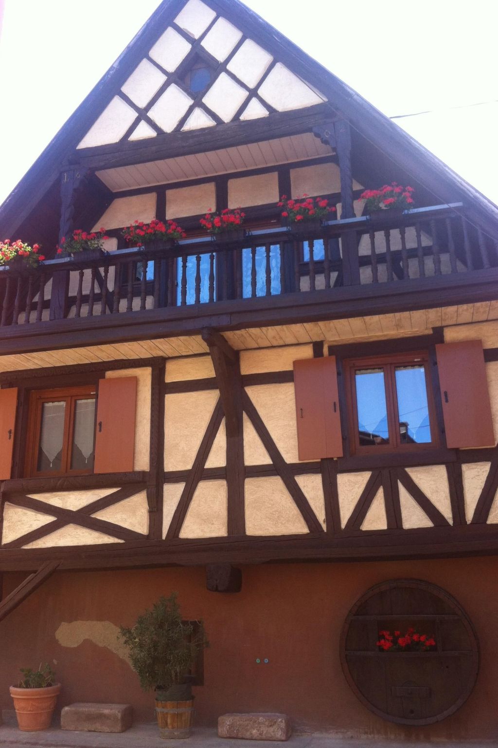 Haus in Colombage von 1602-Buiten