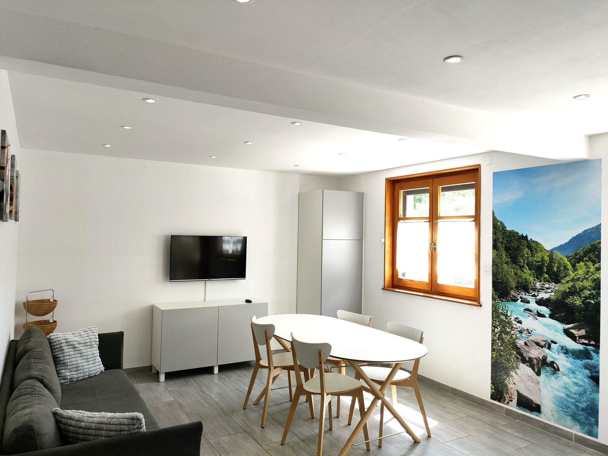 Gite Iris Montagnes du Jura mit Spa Sauna Fluss-Drinnen