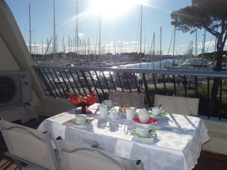 Aan het strand: Comfortabel appartement in Port Camargue in Port Camargue