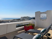 Licht appartement op 50 meter van het strand in La Grande Motte - thumbnail 2