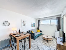 Strandappartement voor 4 in centrum La Grande Motte, zee op 150m - thumbnail 3