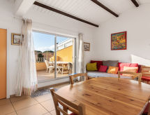 Zonovergoten studio voor 4 met terras en zeezicht in Cap d'Agde - thumbnail 2