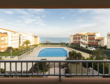 Studio aan zee in Cap d'Agde met gedeeld zwembad, op 100 meter van het strand - thumbnail 1